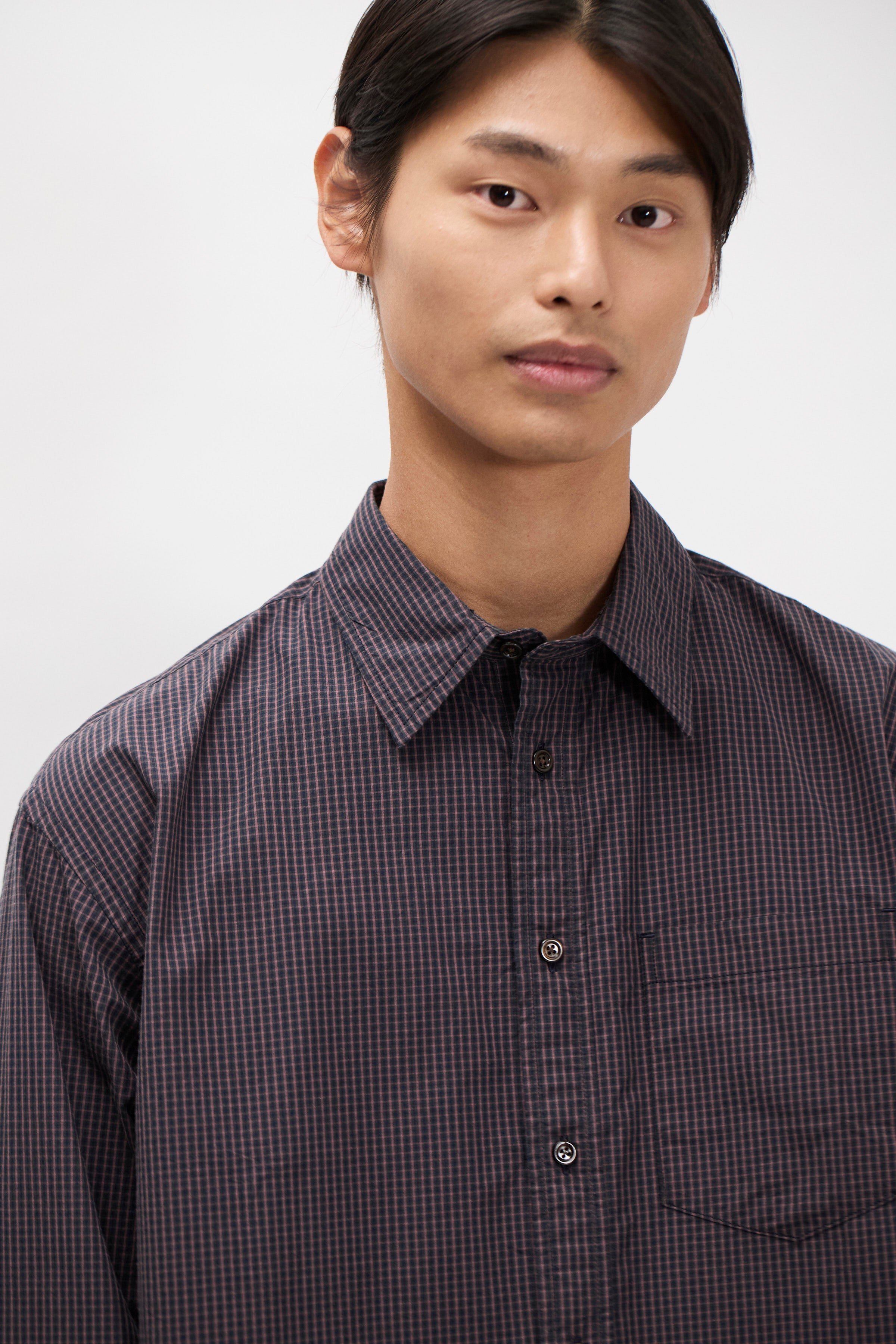 Espevik Oversize Poplin Check Shirt