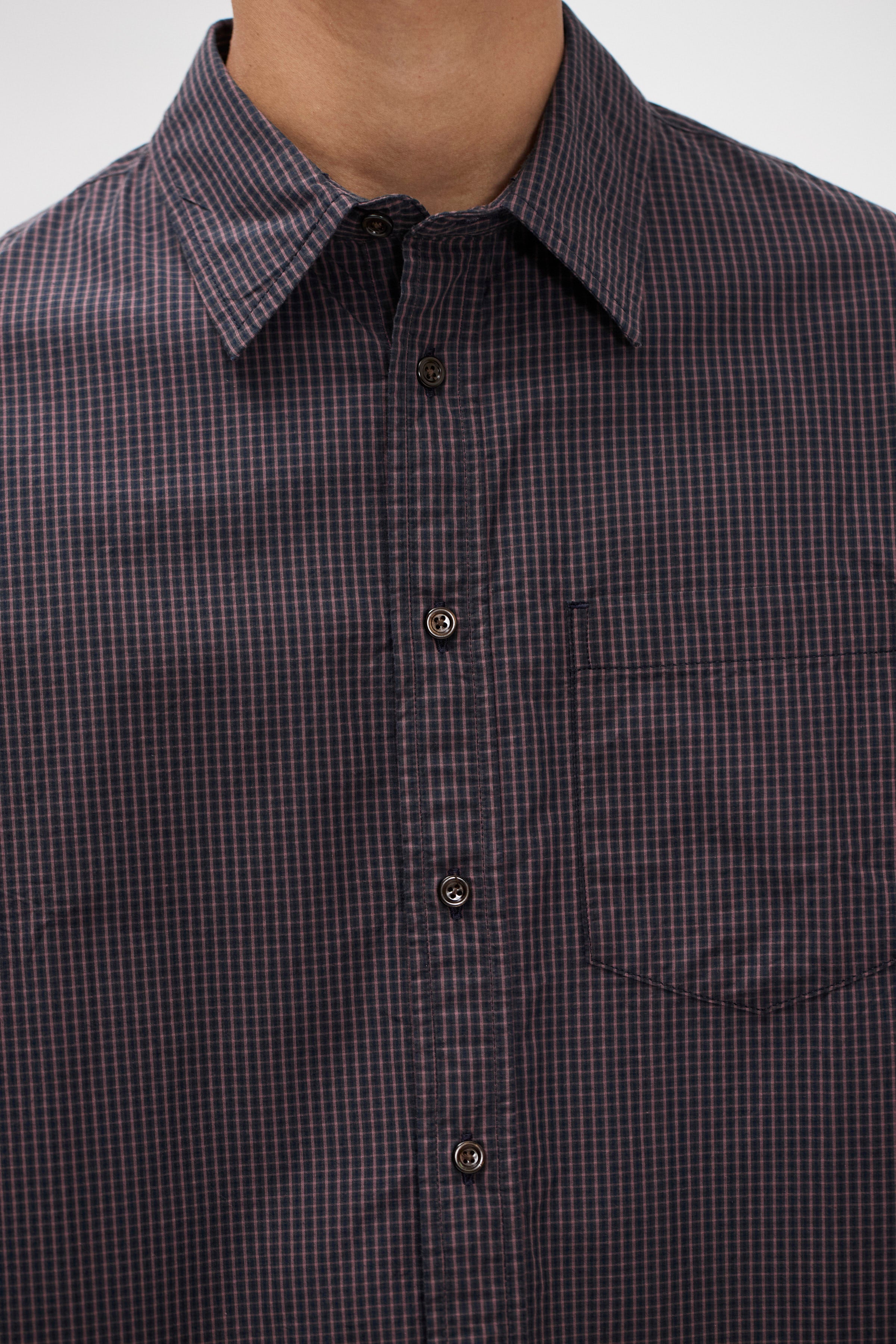 Espevik Oversize Poplin Check Shirt