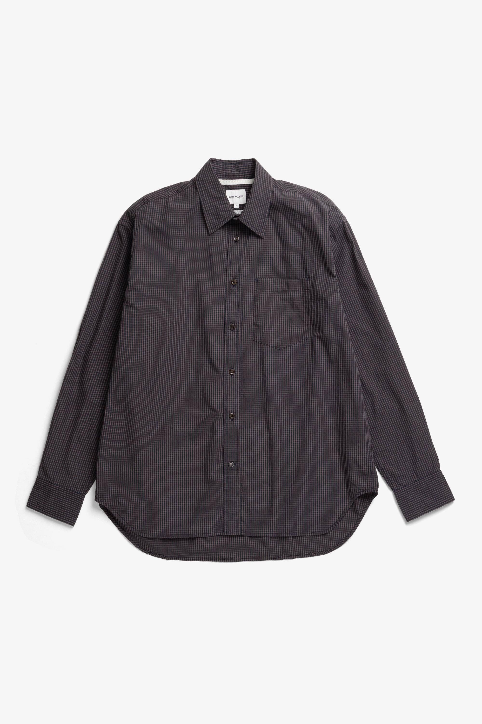 Espevik Oversize Poplin Check Shirt