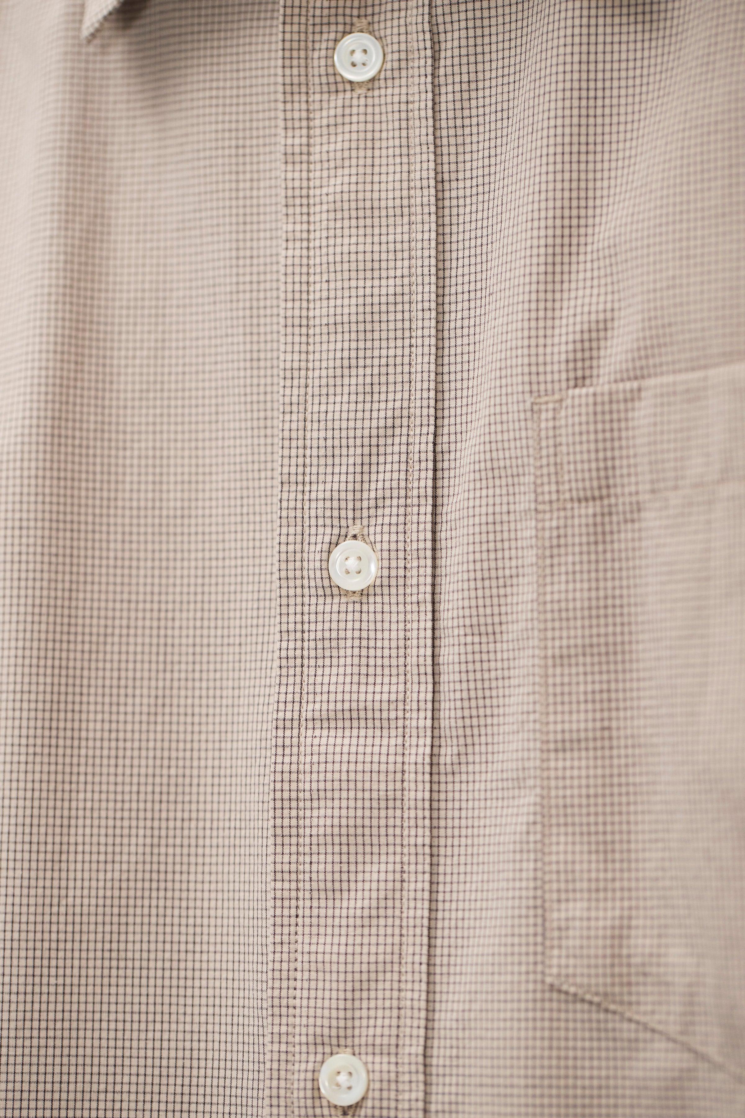 Espevik Oversize Micro Poplin Check Shirt Espevik Oversize Micro Poplin Check Shirt