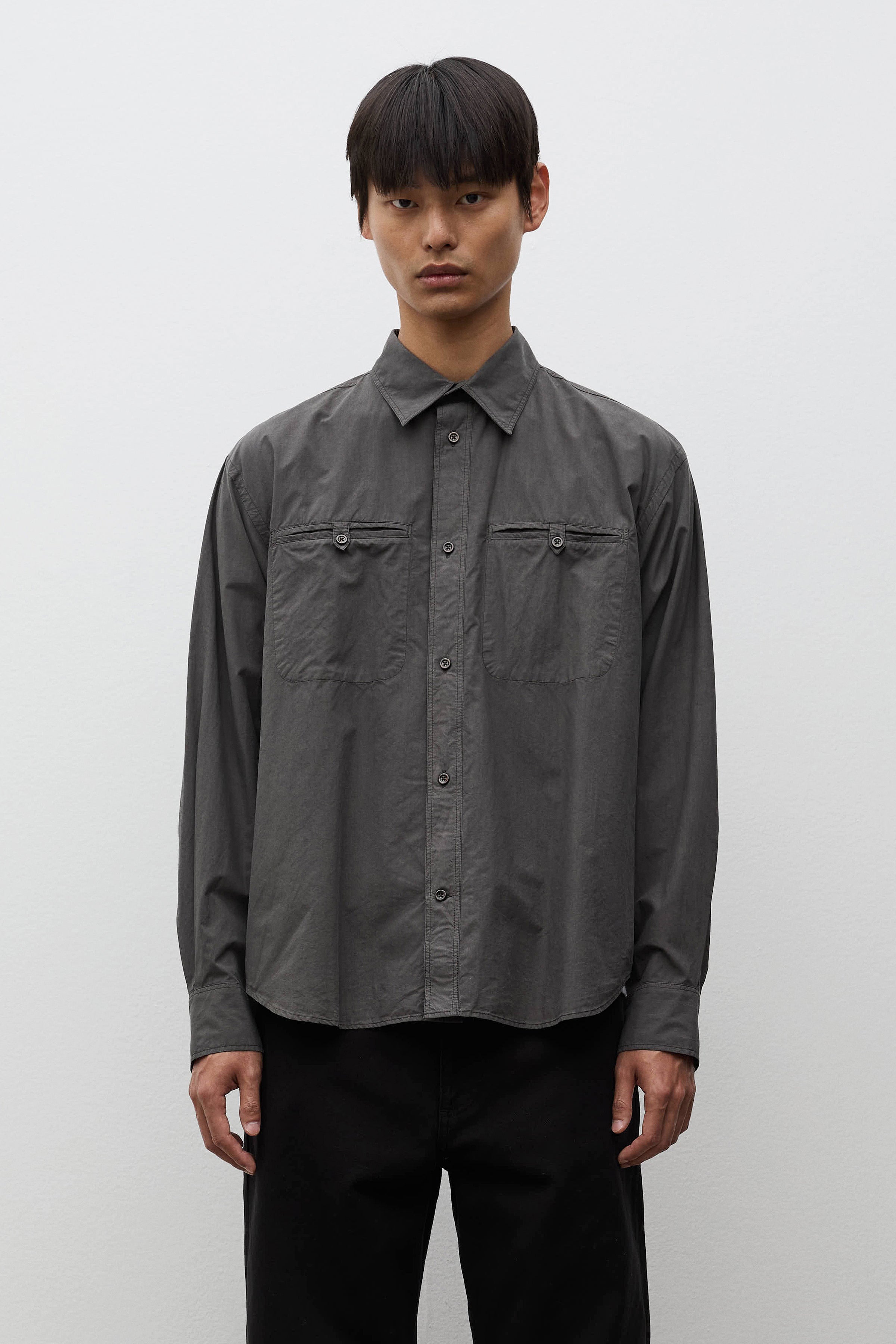Falster Cotton Tencel Jet Oversize Shirt