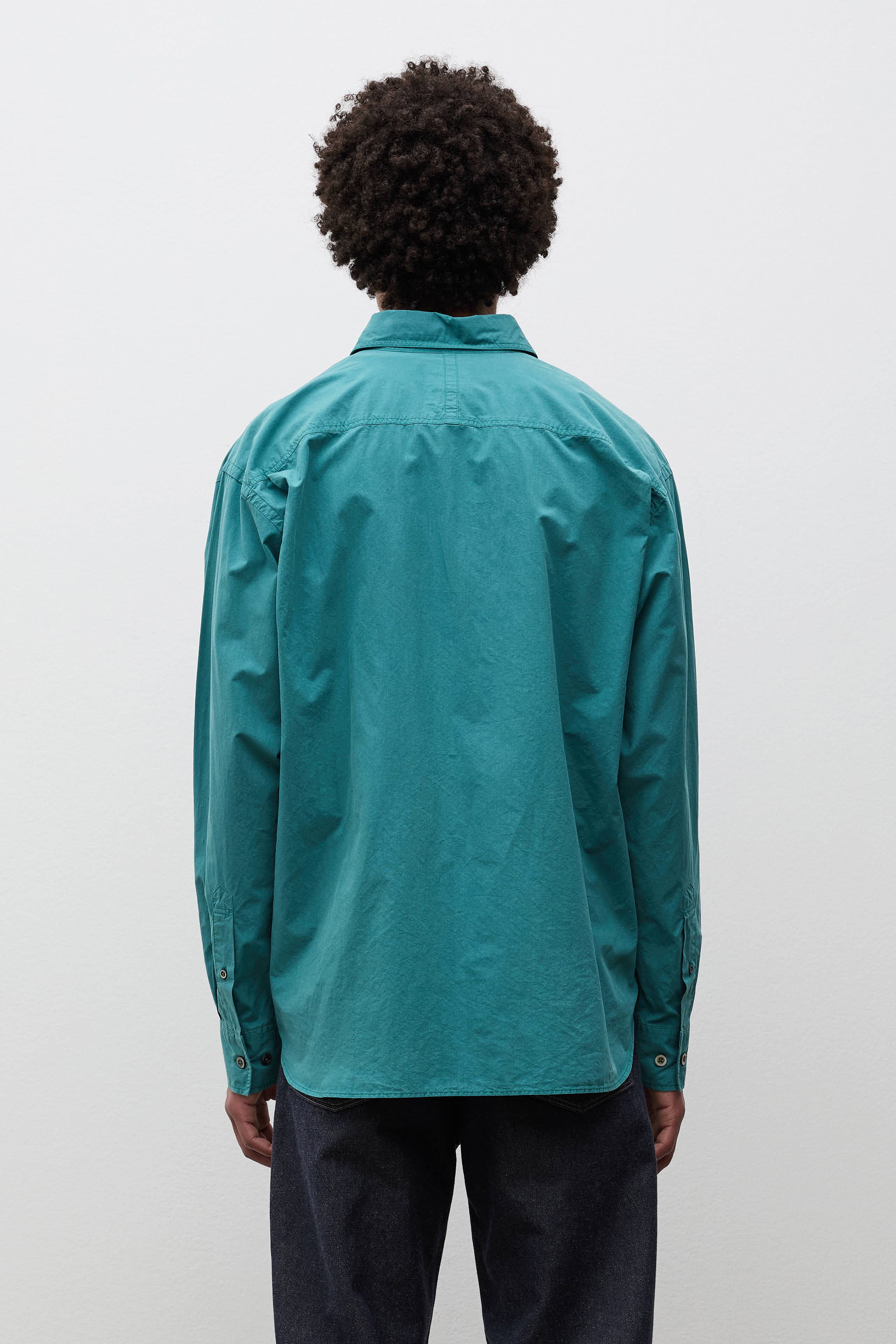 Falster Cotton Tencel Jet Oversize Shirt