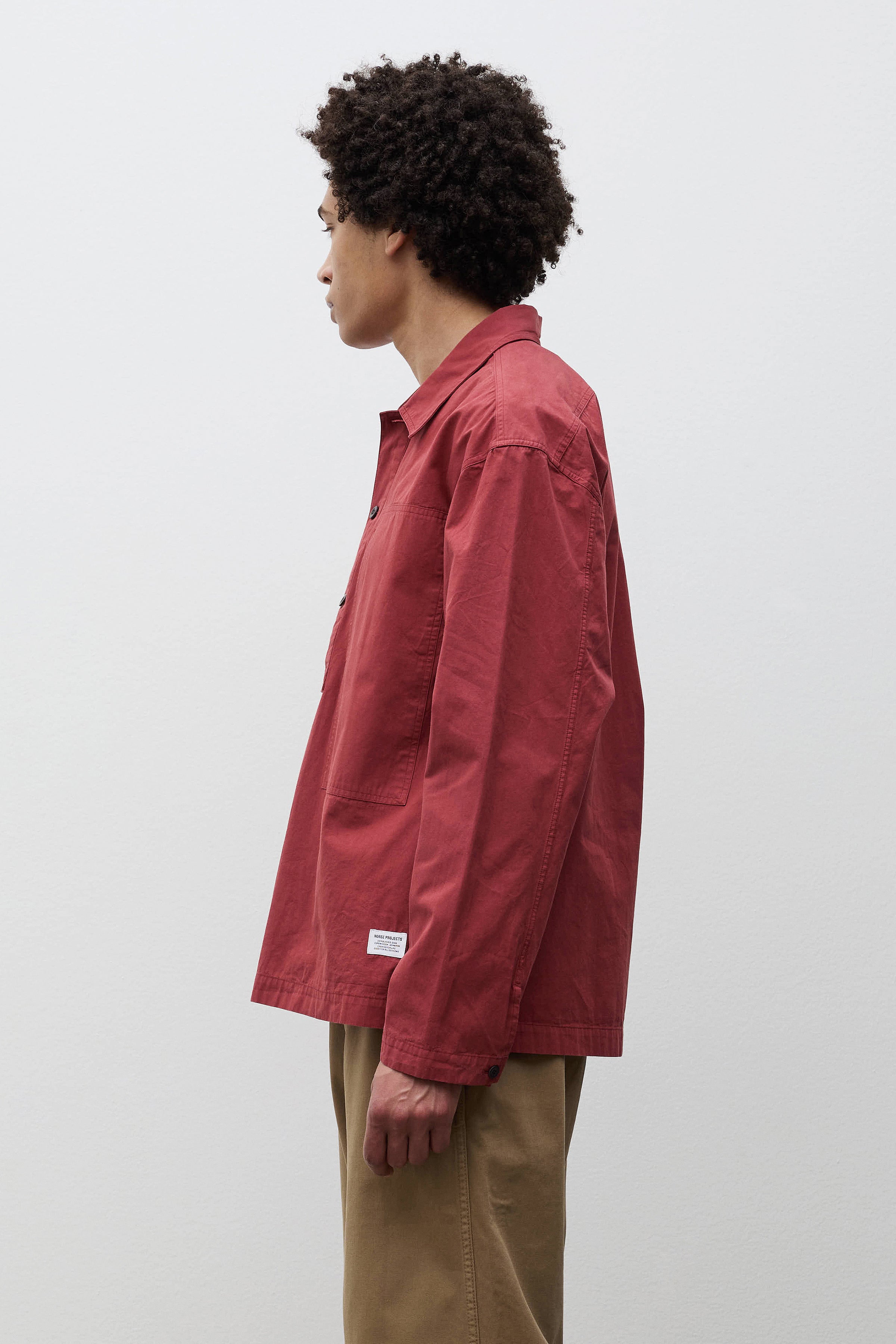 Grenskogen Compact Cotton Pullover Shirt
