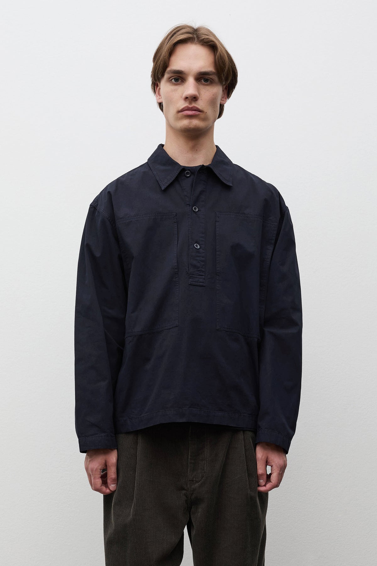 Grenskogen Compact Cotton Pullover Shirt