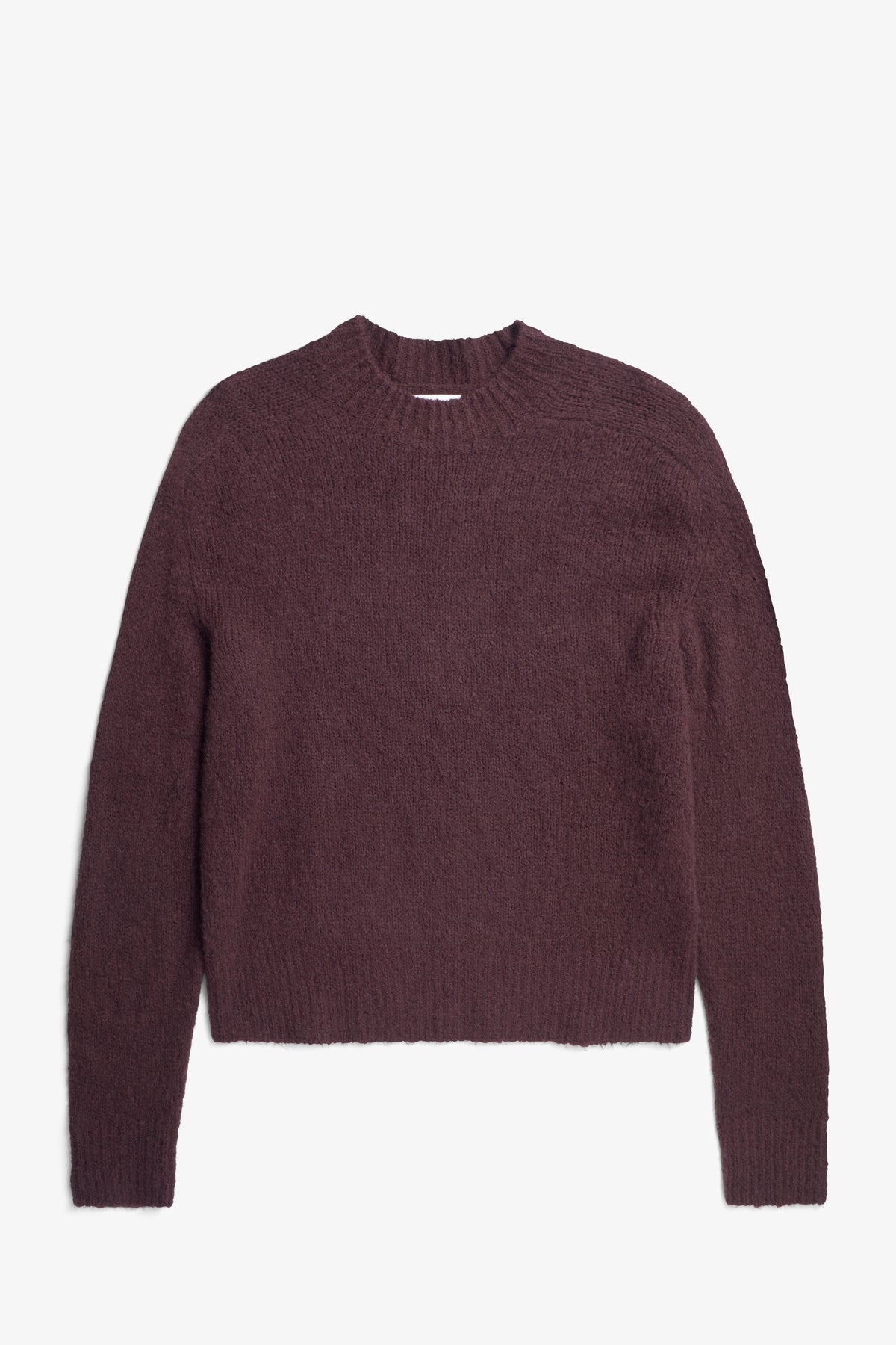 Rasmus Mock Neck Relaxed Brushed Sweater