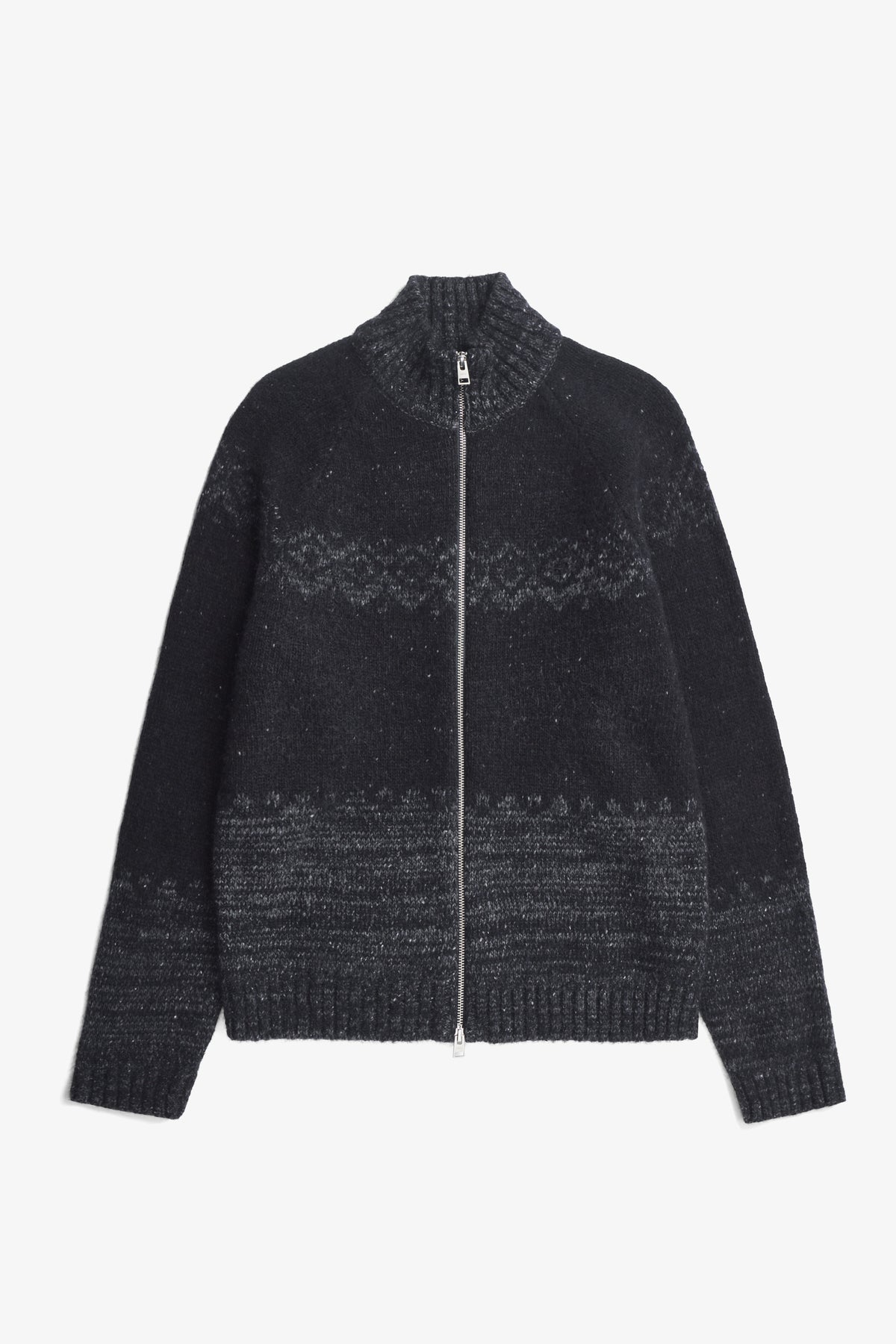 Ulf Full Zip Fairisle Cardigan