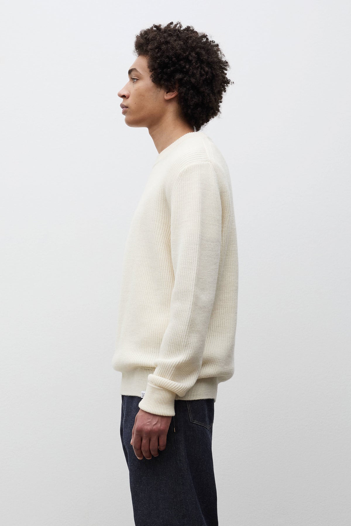 Henning Cotton Wool Rib Sweater