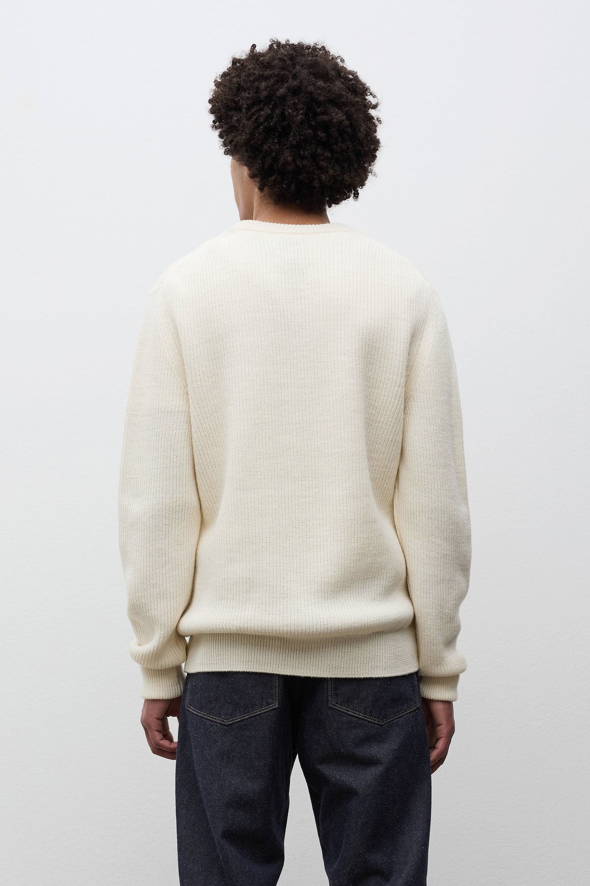 Henning Cotton Wool Rib Sweater