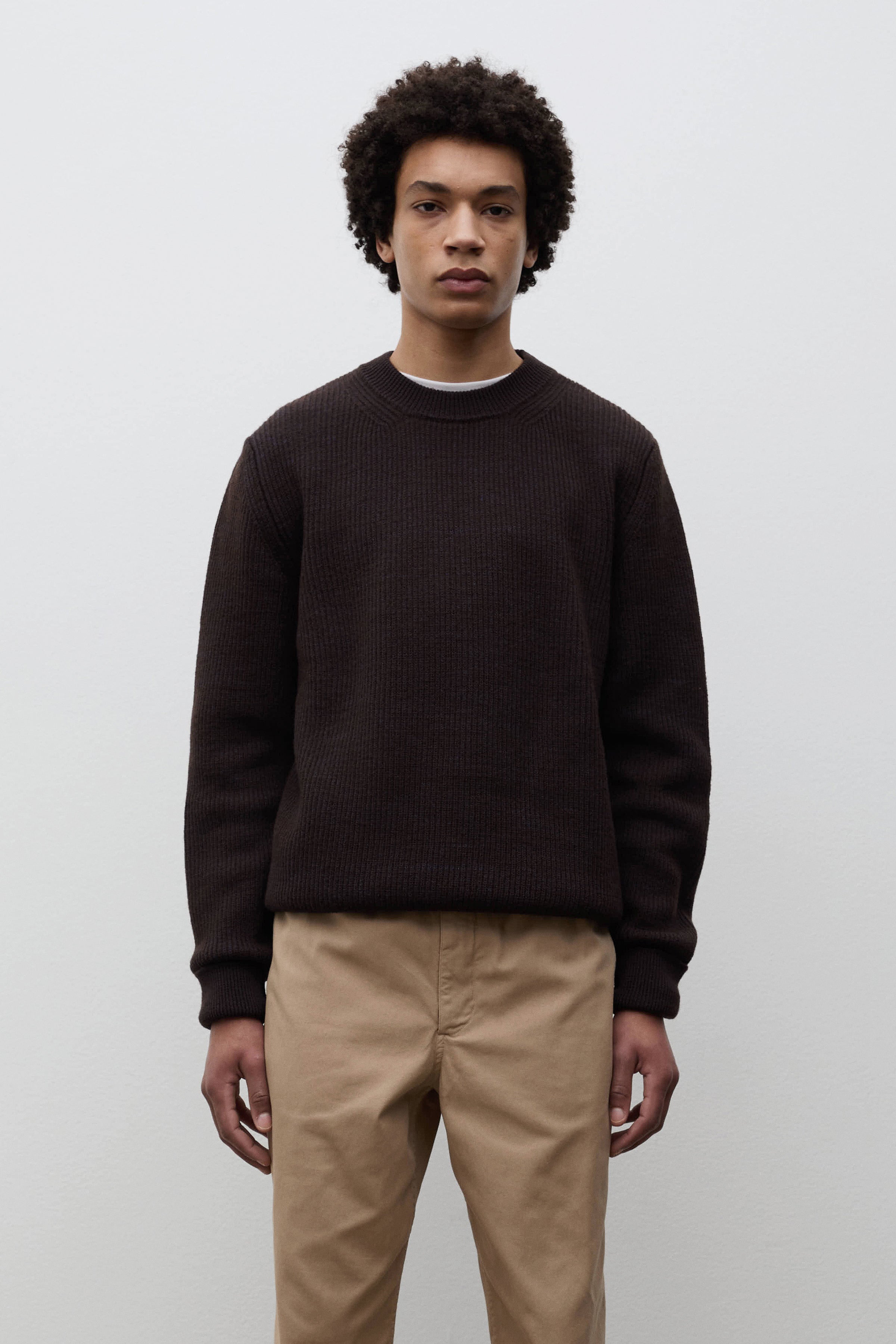Henning Cotton Wool Rib Sweater