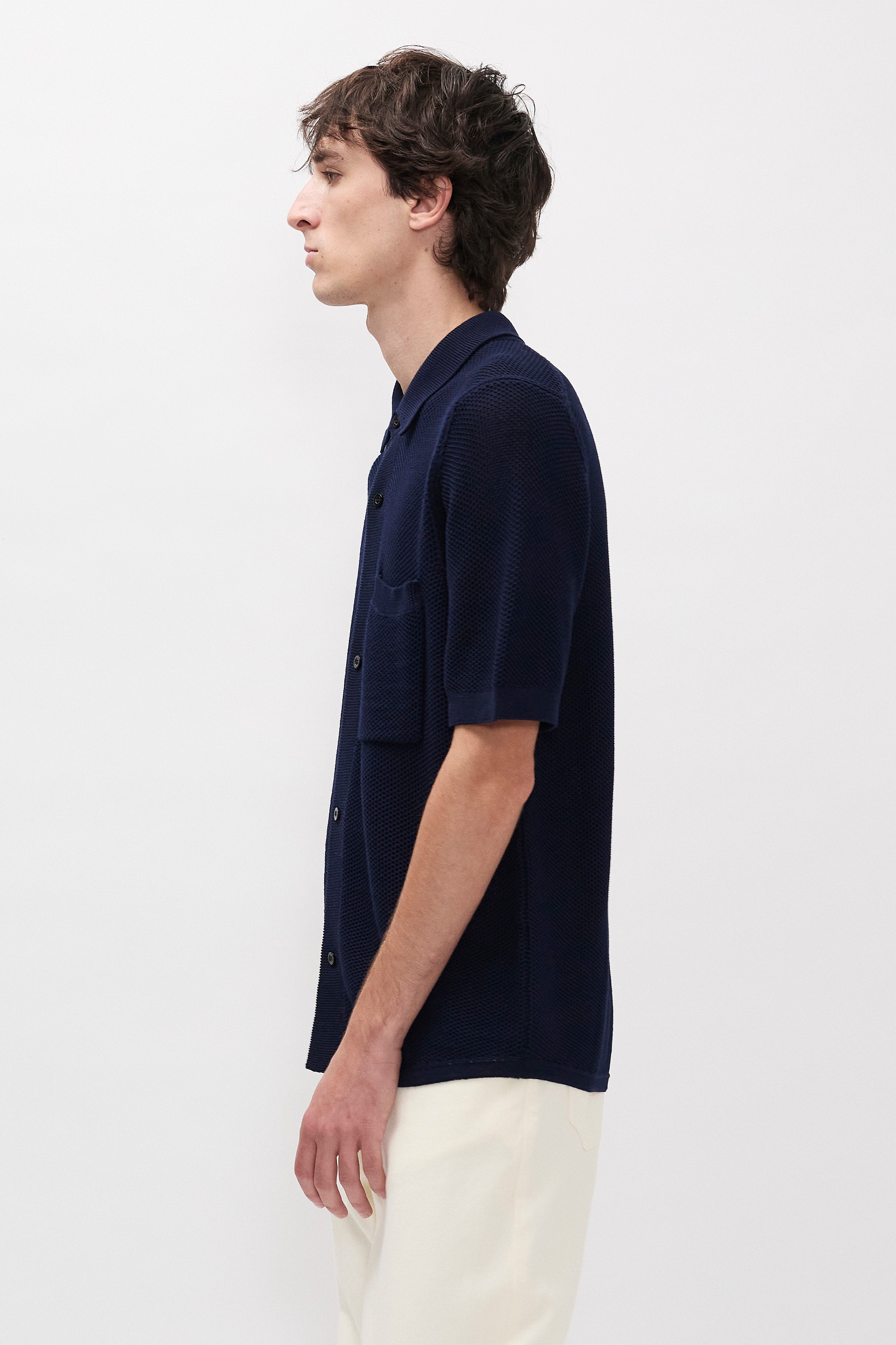 Fredensborg Mercerised Cotton Knitted Shirt