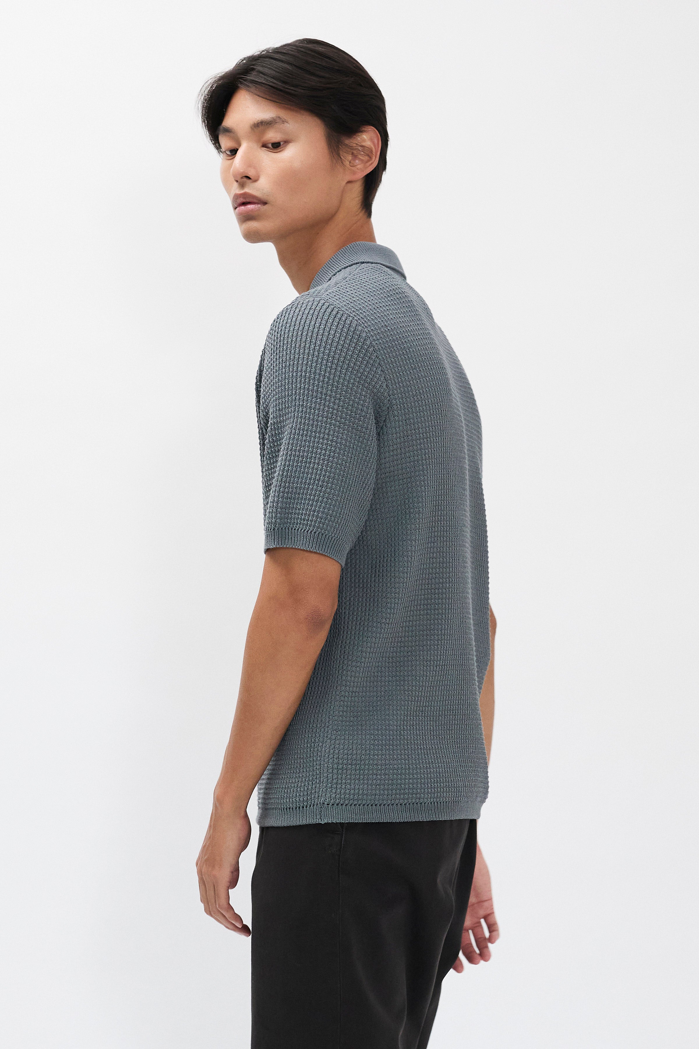 Anholt Cotton Crepe Polo