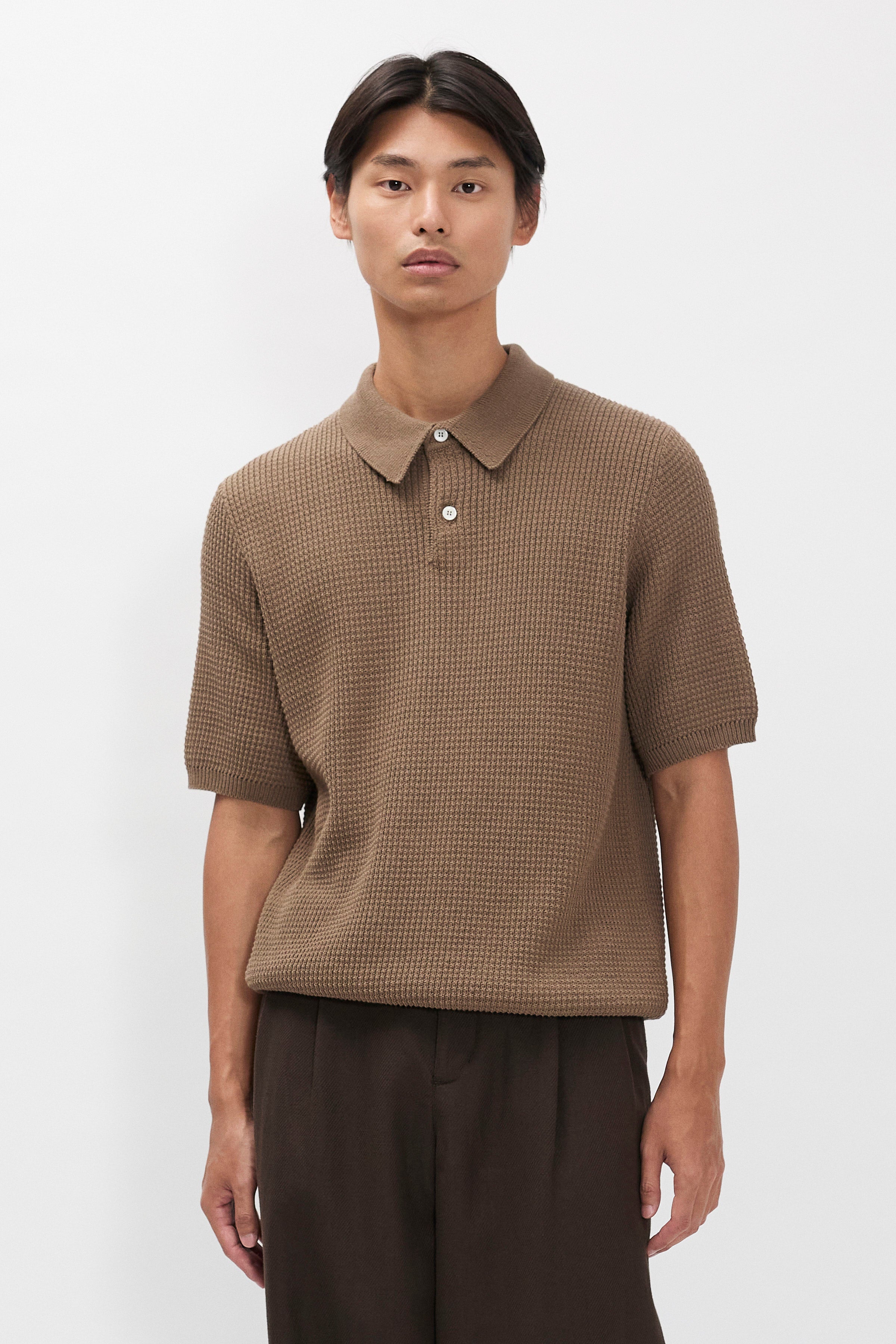 Anholt Cotton Crepe Polo