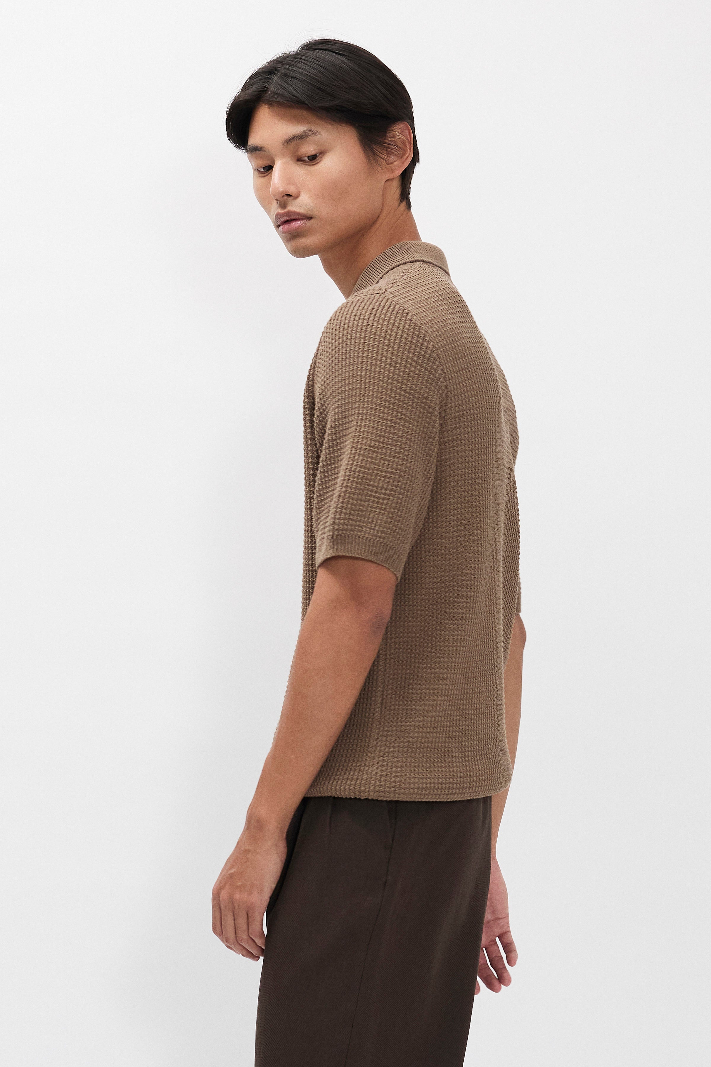 Anholt Cotton Crepe Polo