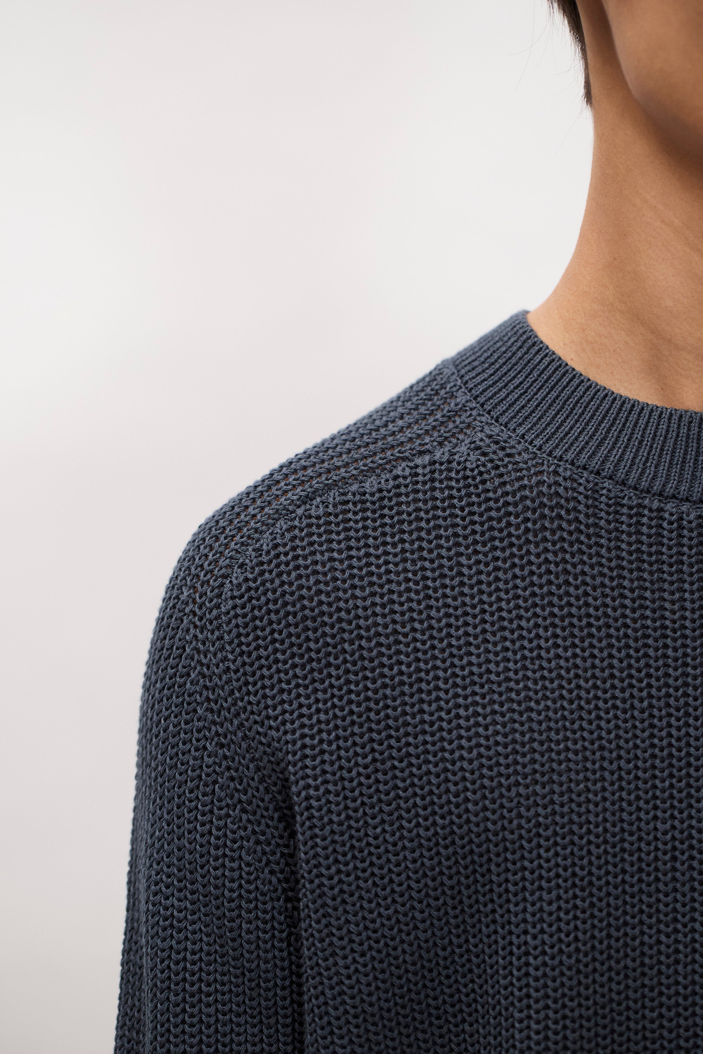 Limfjorden Cotton Paper Saddle Fishermen Sweater