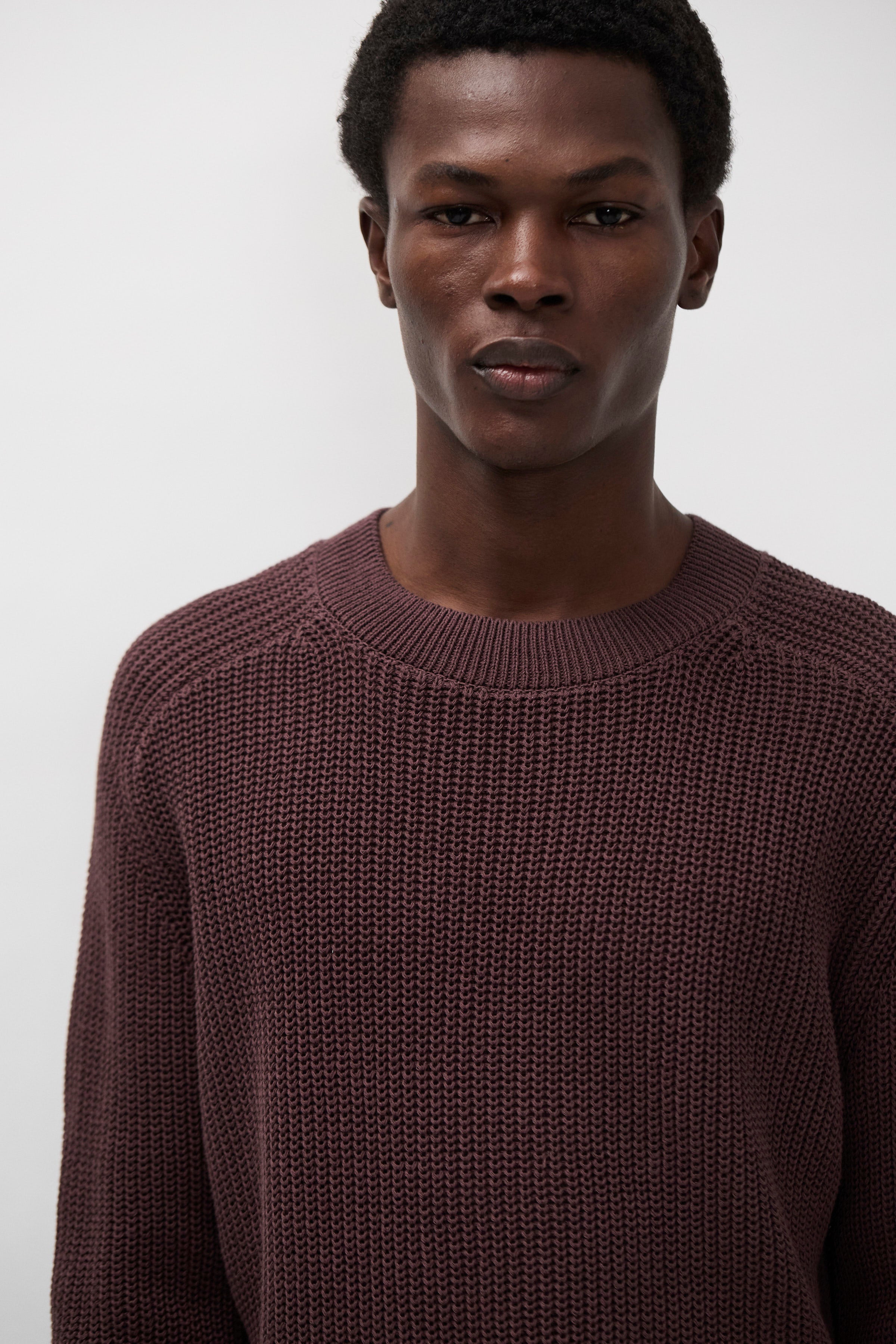 Limfjorden Cotton Paper Saddle Fishermen Sweater