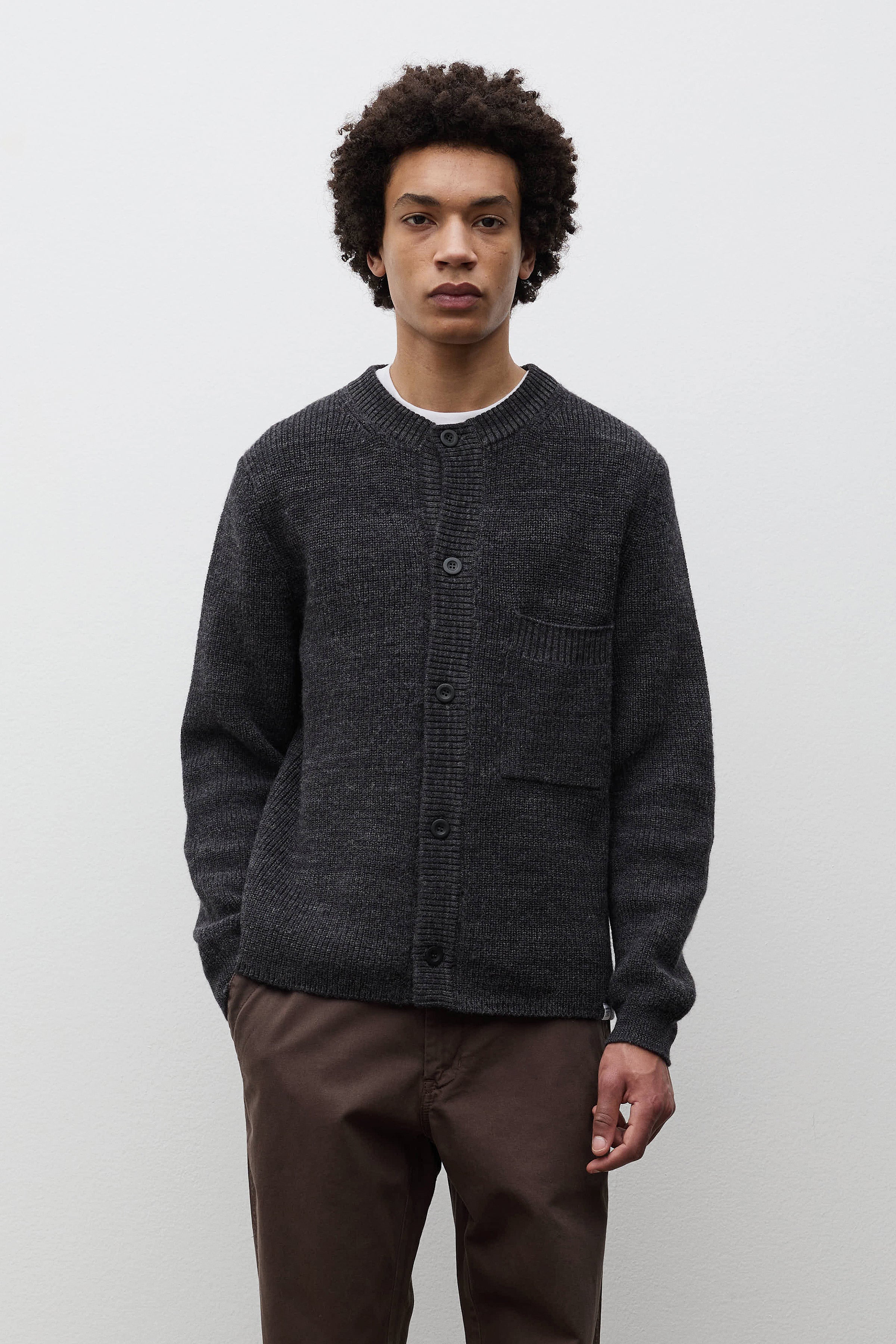 Gullverket Cotton Wool Rib Cardigan