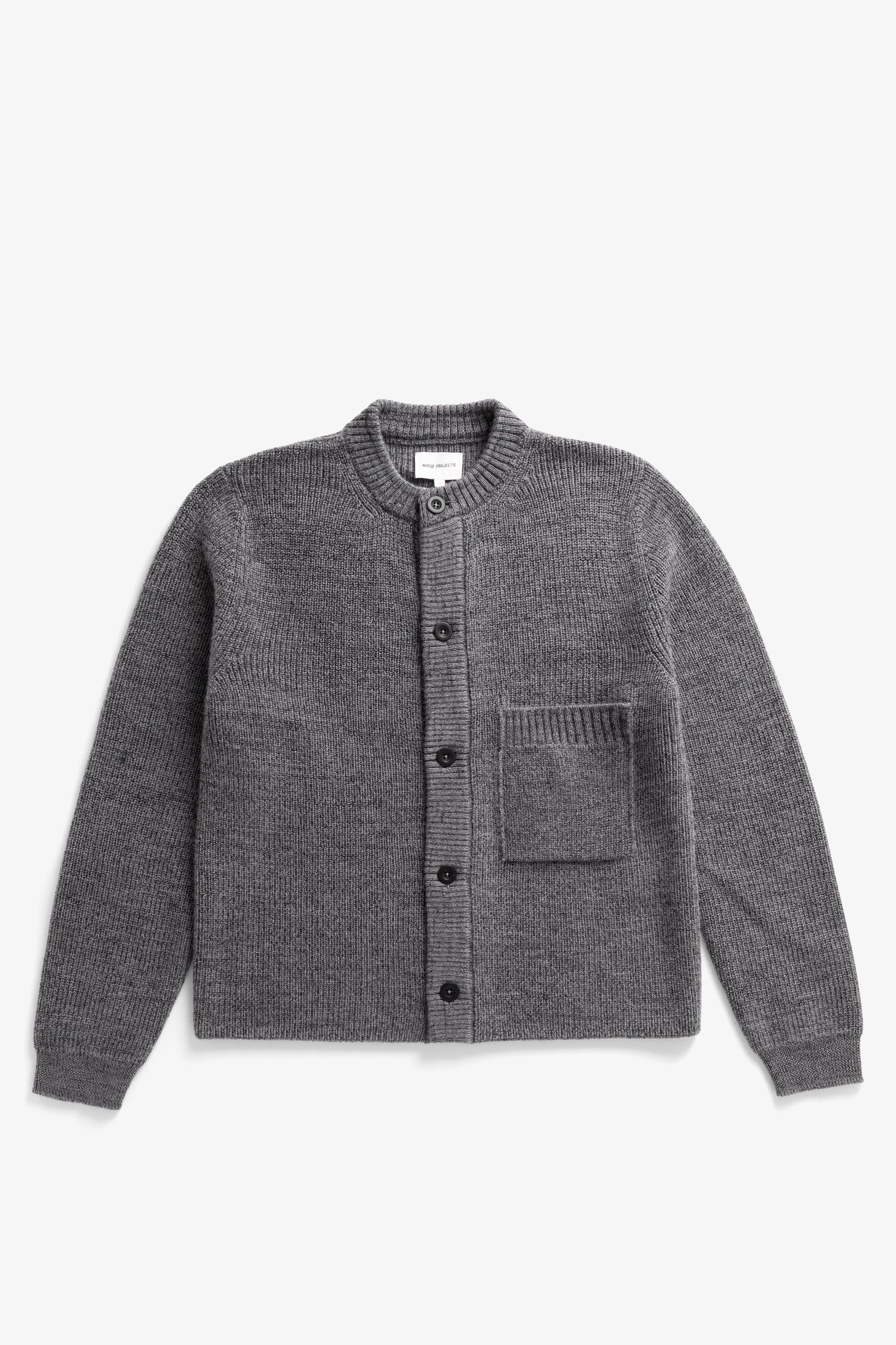 Gullverket Cotton Wool Rib Cardigan