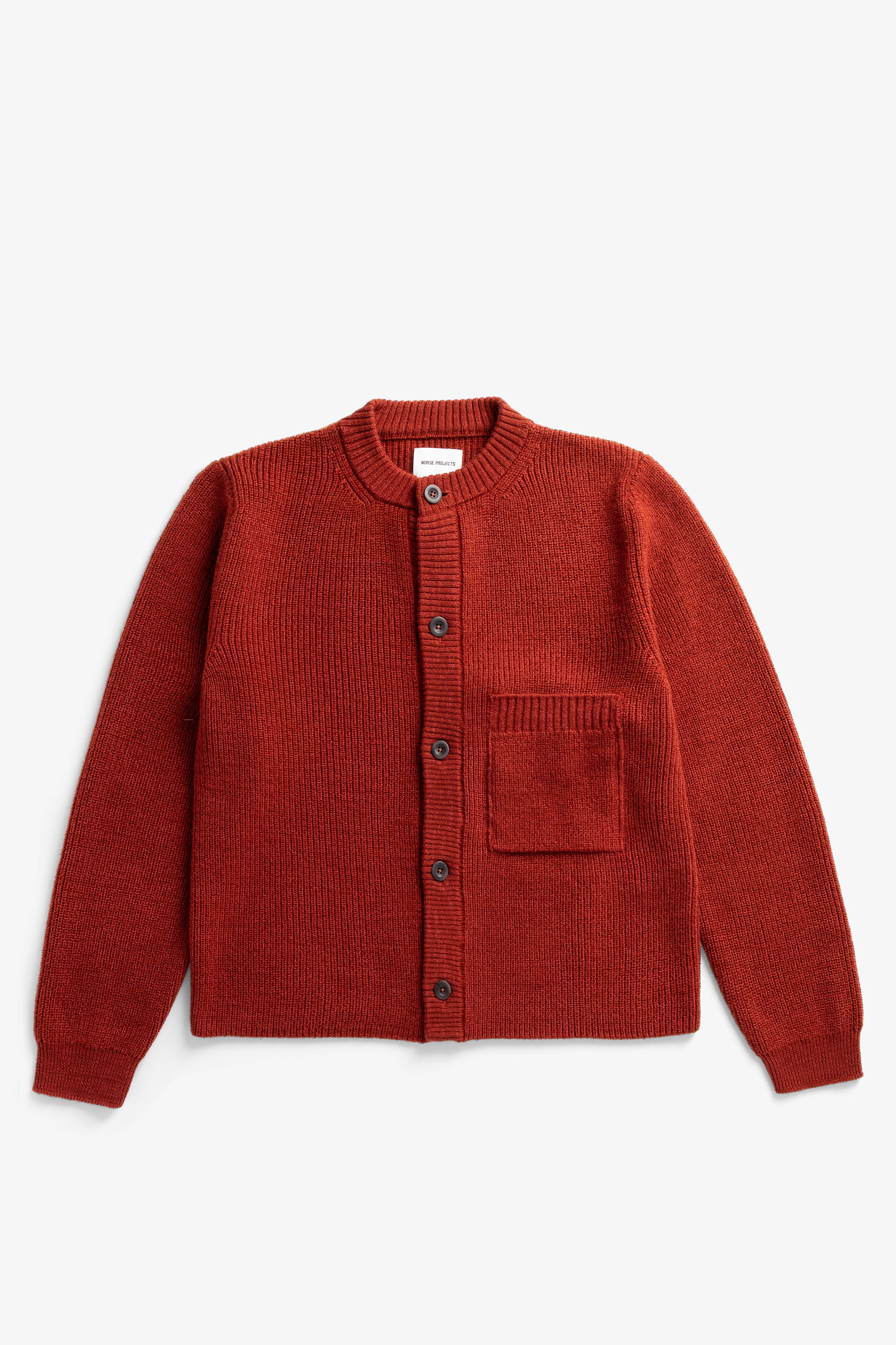 Gullverket Cotton Wool Rib Cardigan