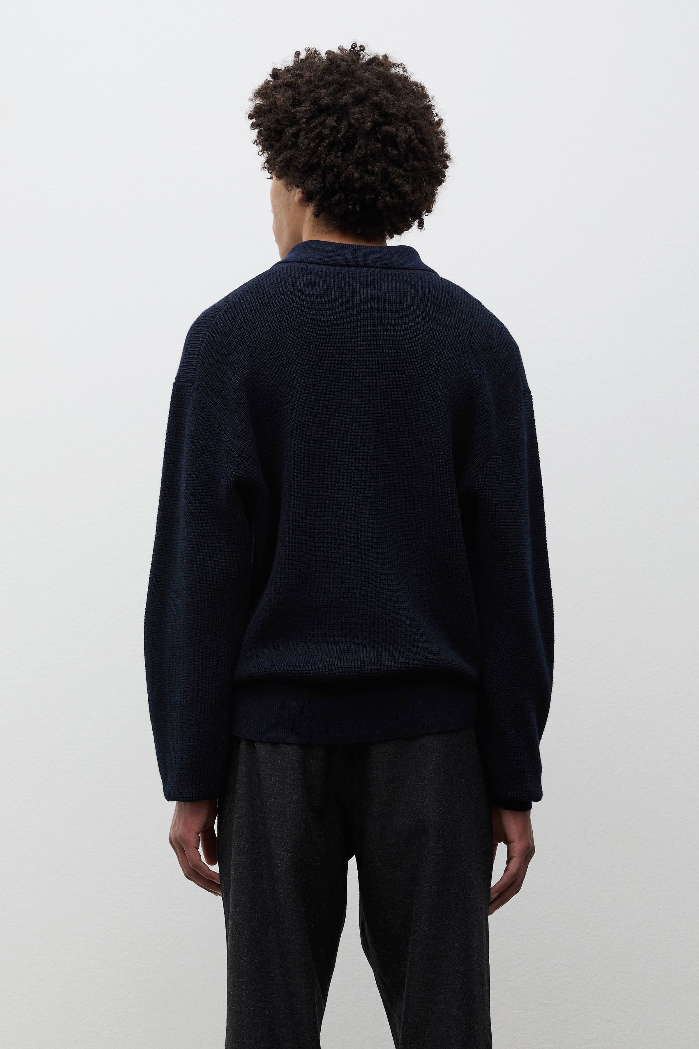 Swanfolk Tech Merino Waffle Polo