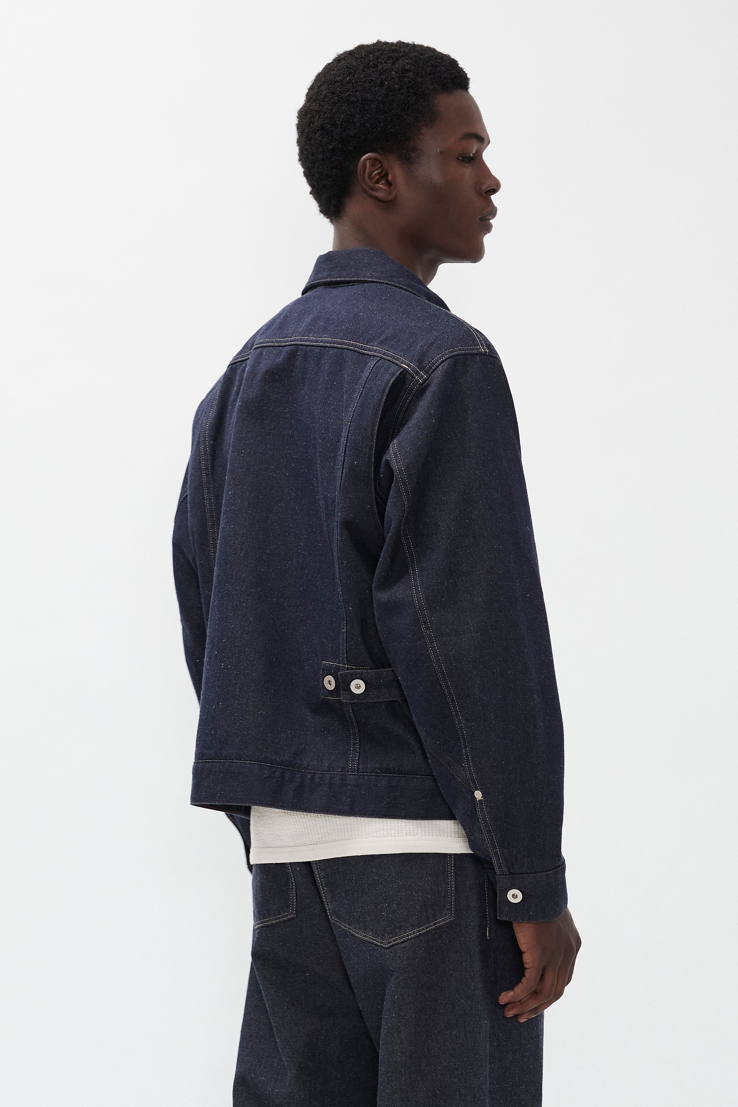 Svendborg Broken Twill Cotton Linen Denim Jacket