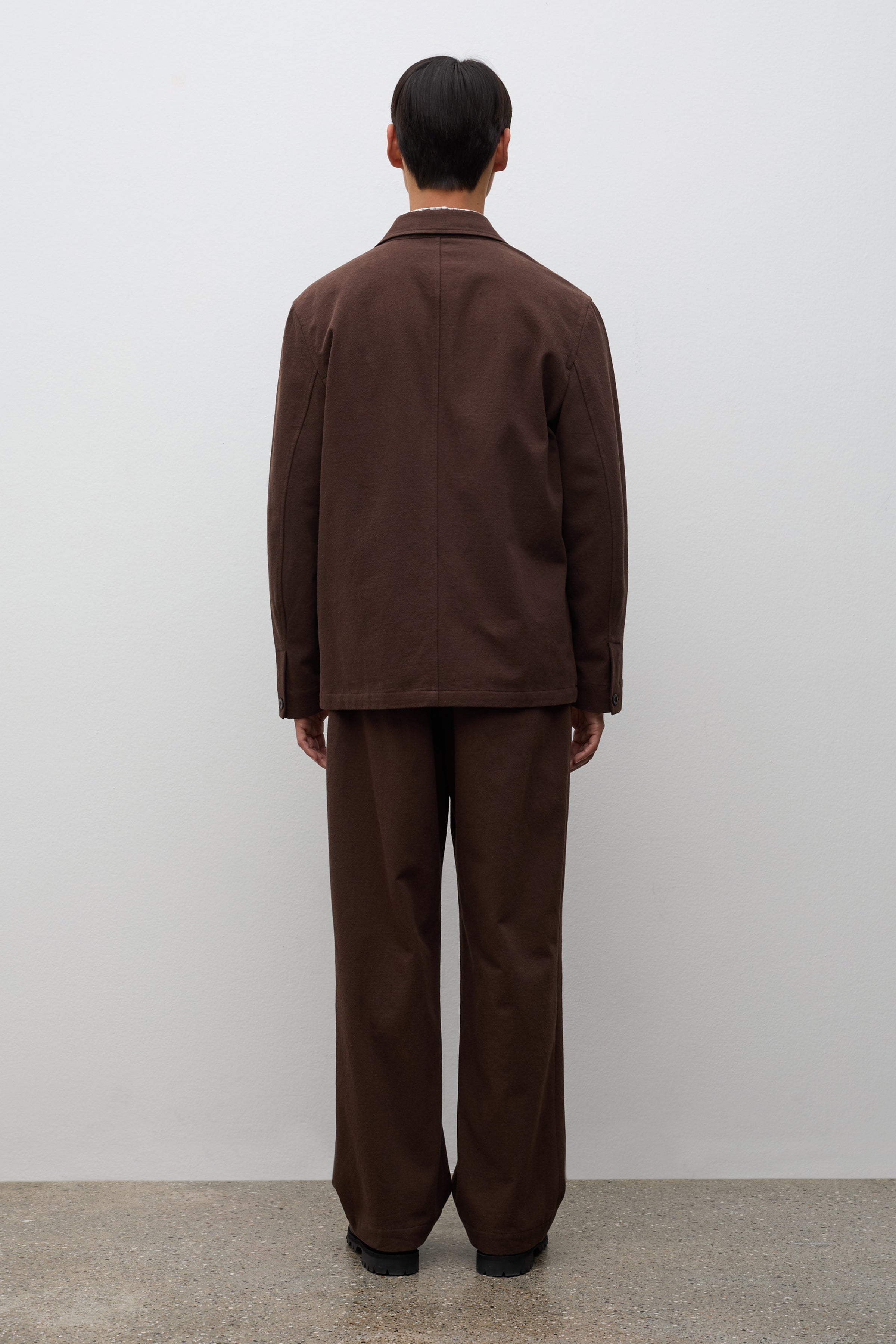 Hengifoss High Waist Cotton Wool Twill Trouser