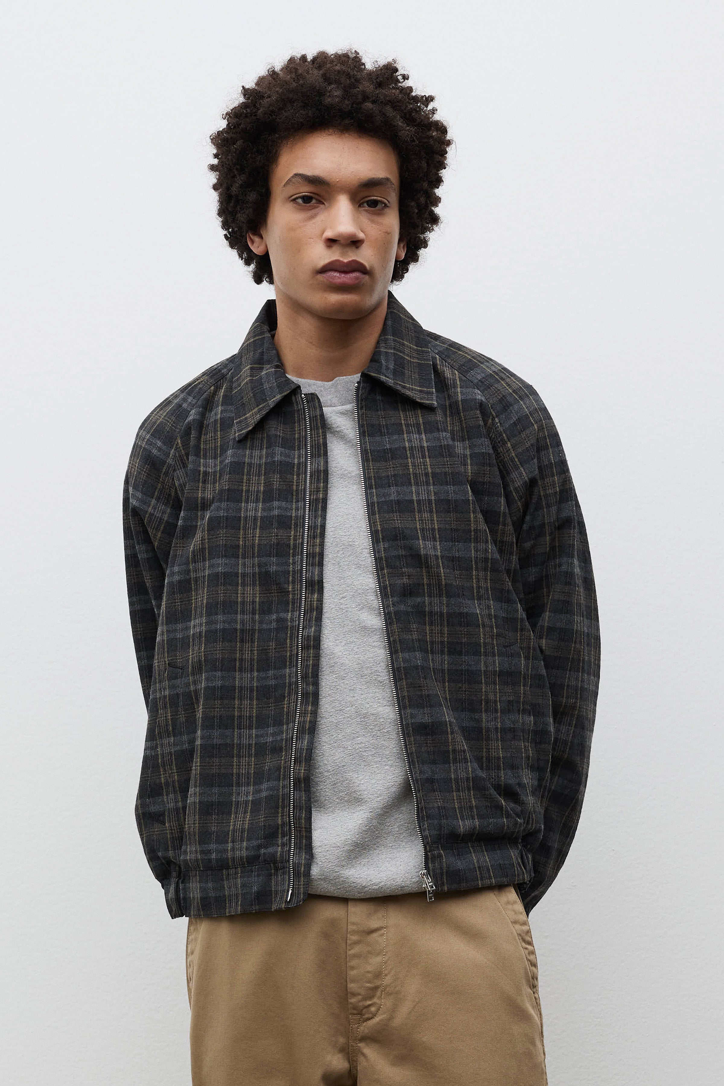 Stensholt Cotton Wool Check Blouson