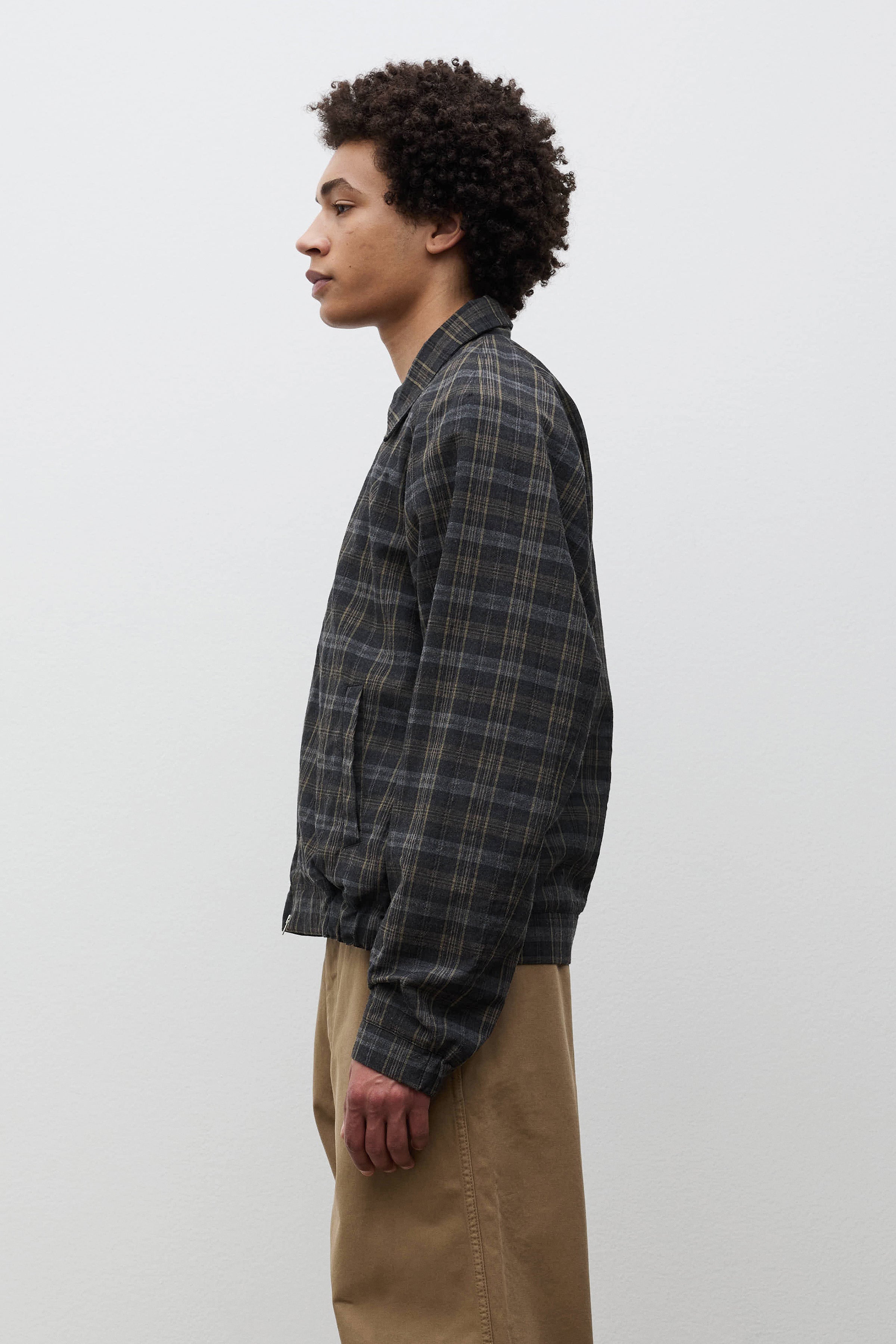 Stensholt Cotton Wool Check Blouson