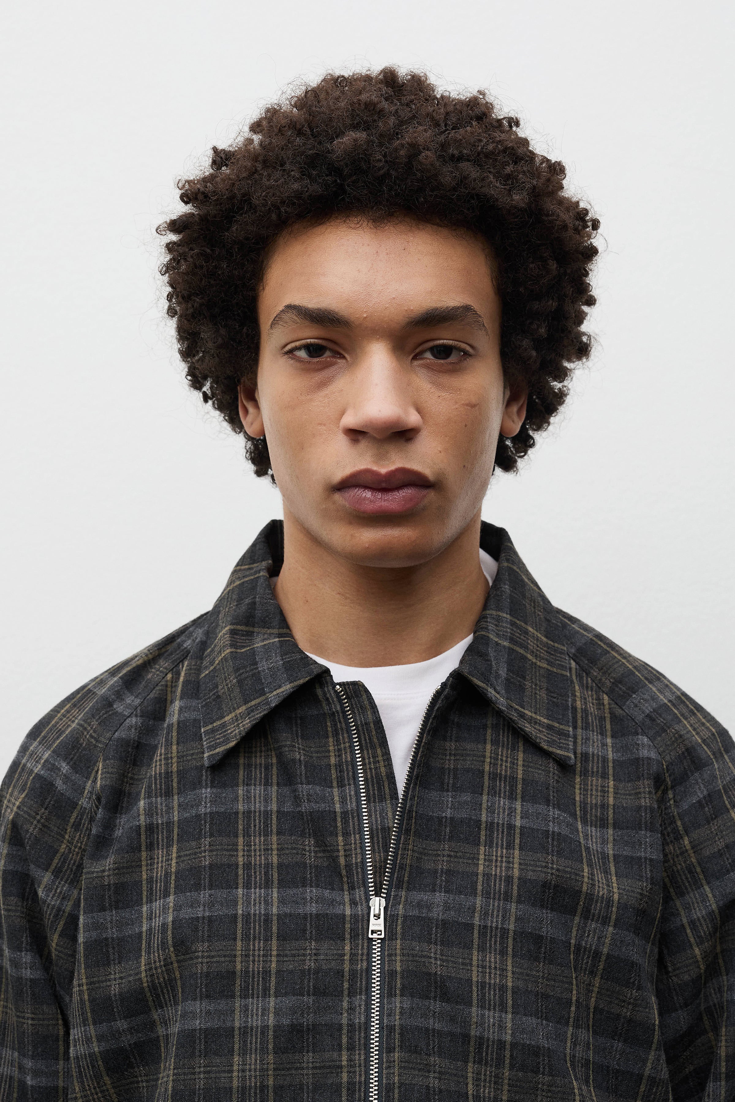 Stensholt Cotton Wool Check Blouson