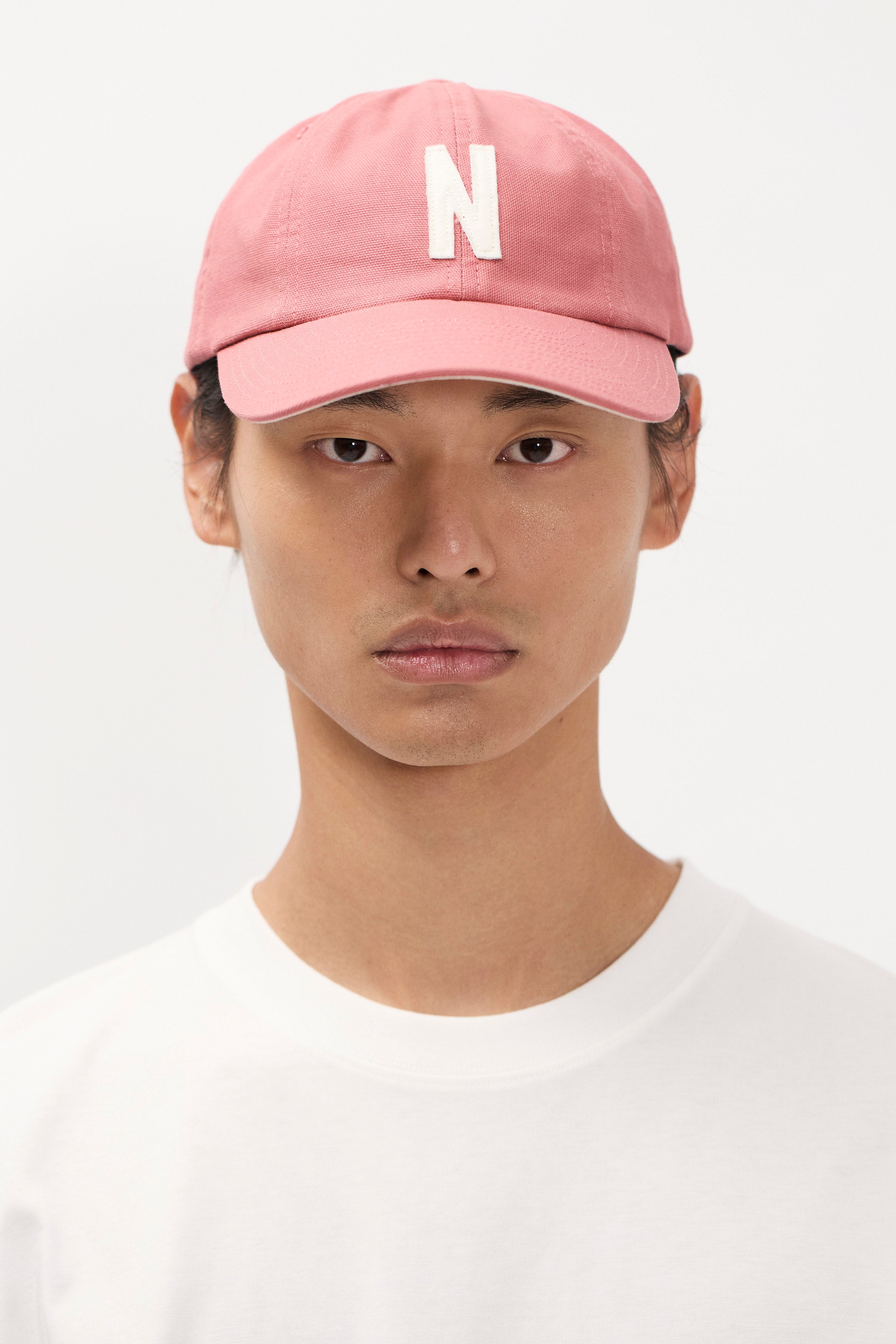 Light Canvas Felt N 8 Panel Cap