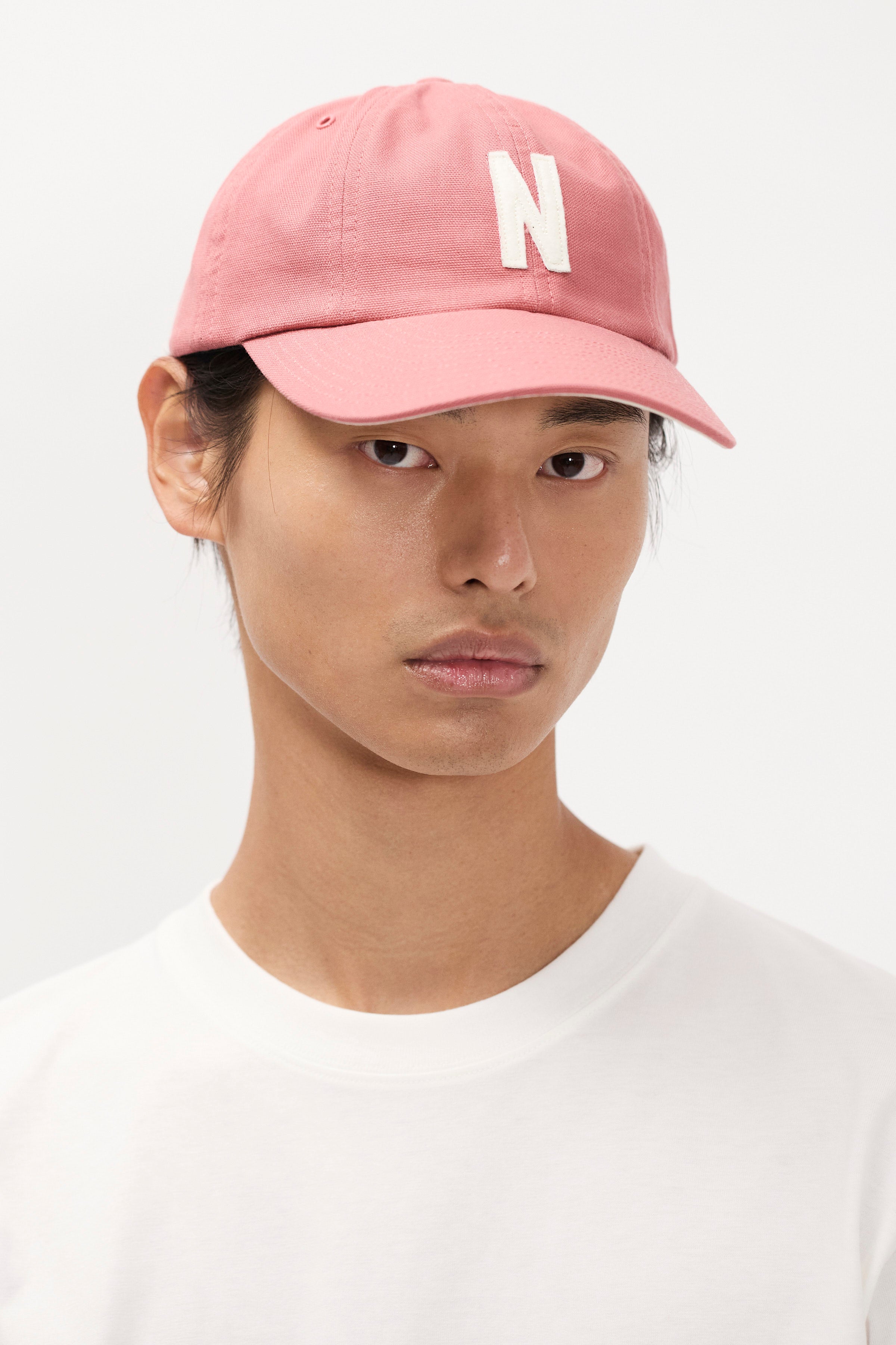 Light Canvas Felt N 8 Panel Cap