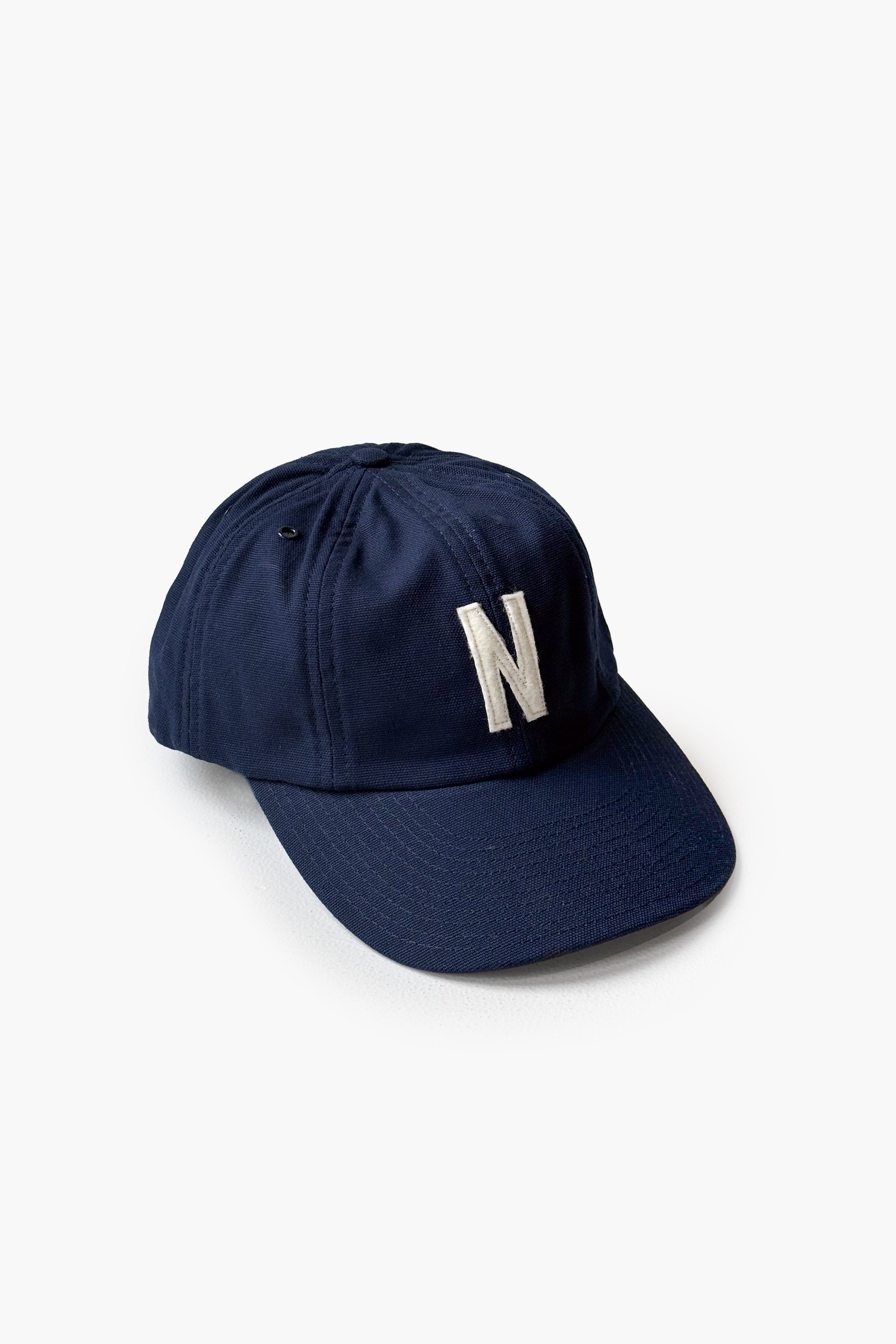 Light Canvas Felt N 8 Panel Cap