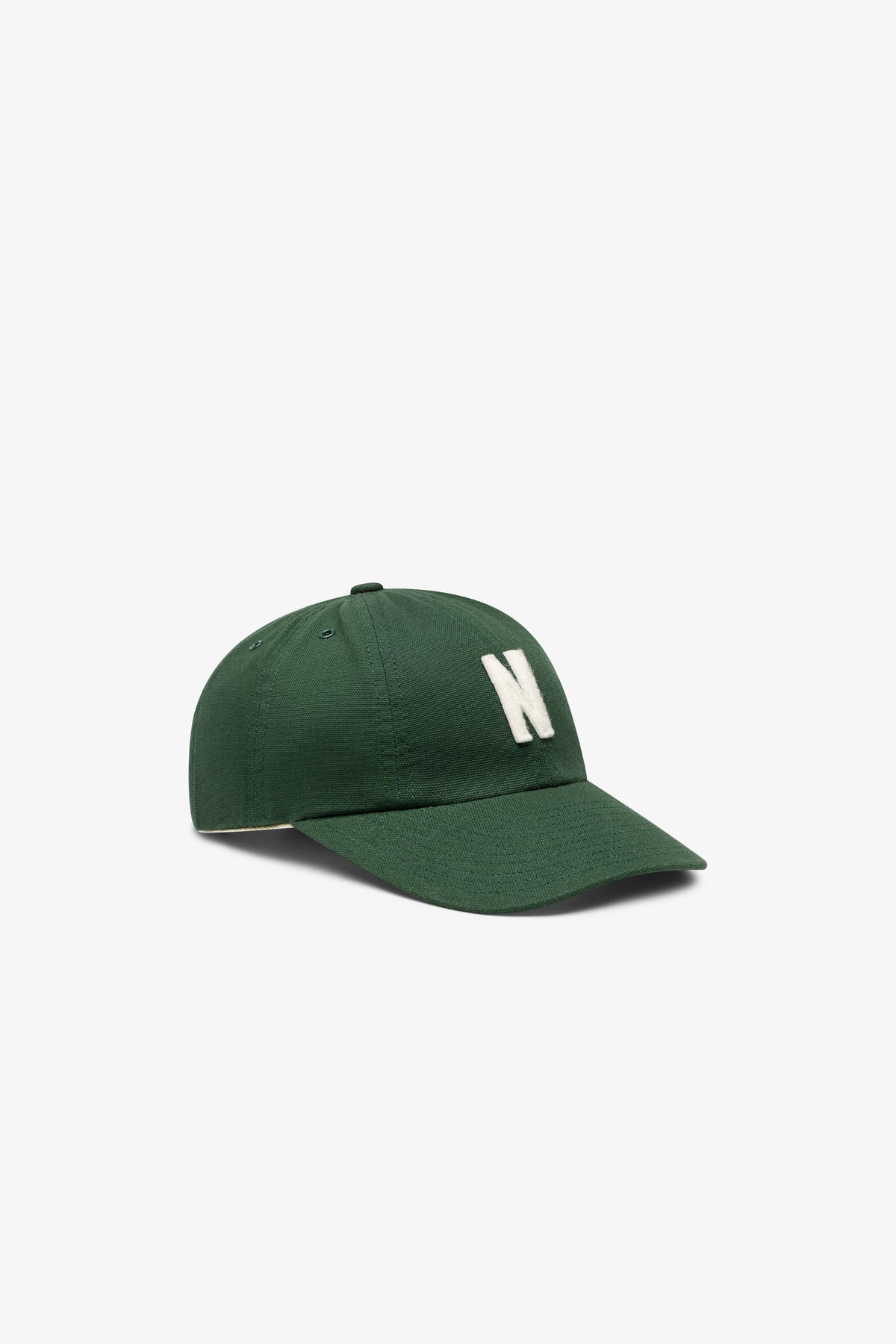 Light Canvas Felt N 8 Panel Cap