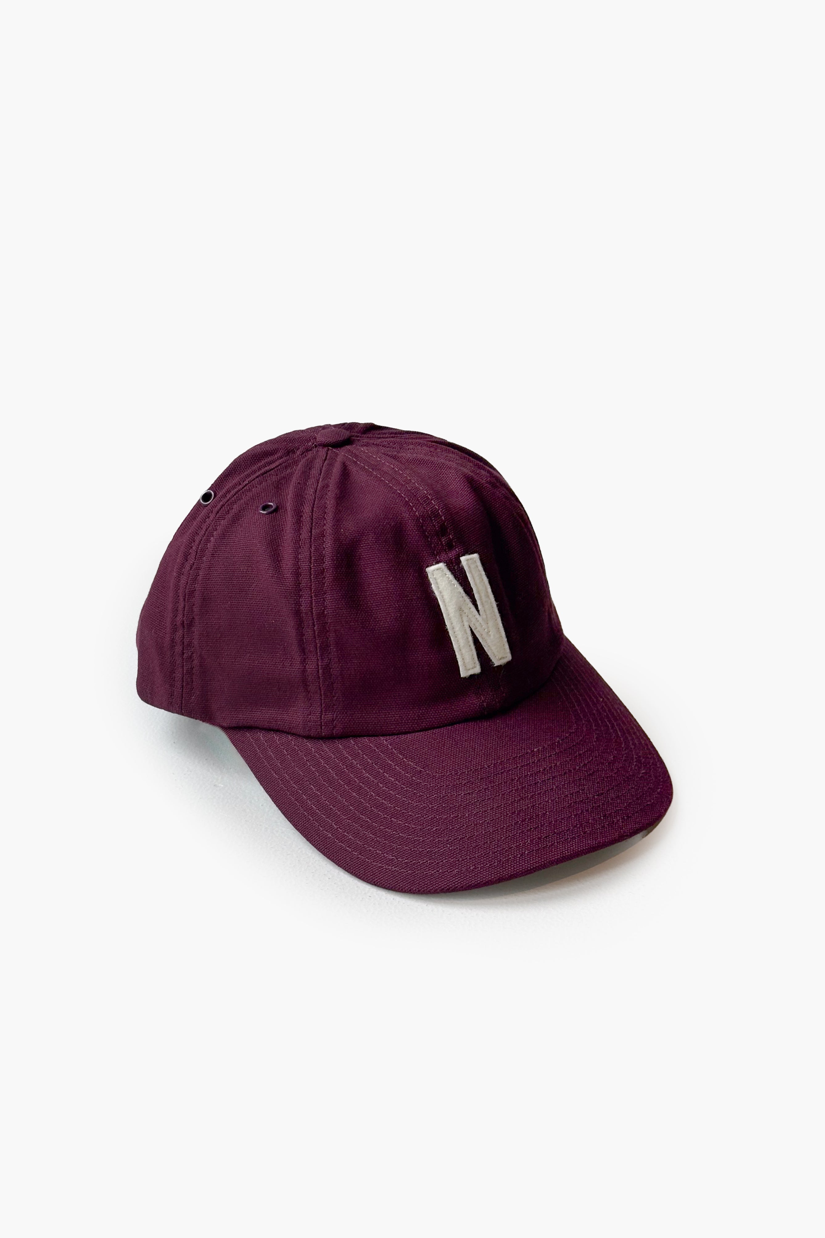Light Canvas Felt N 8 Panel Cap