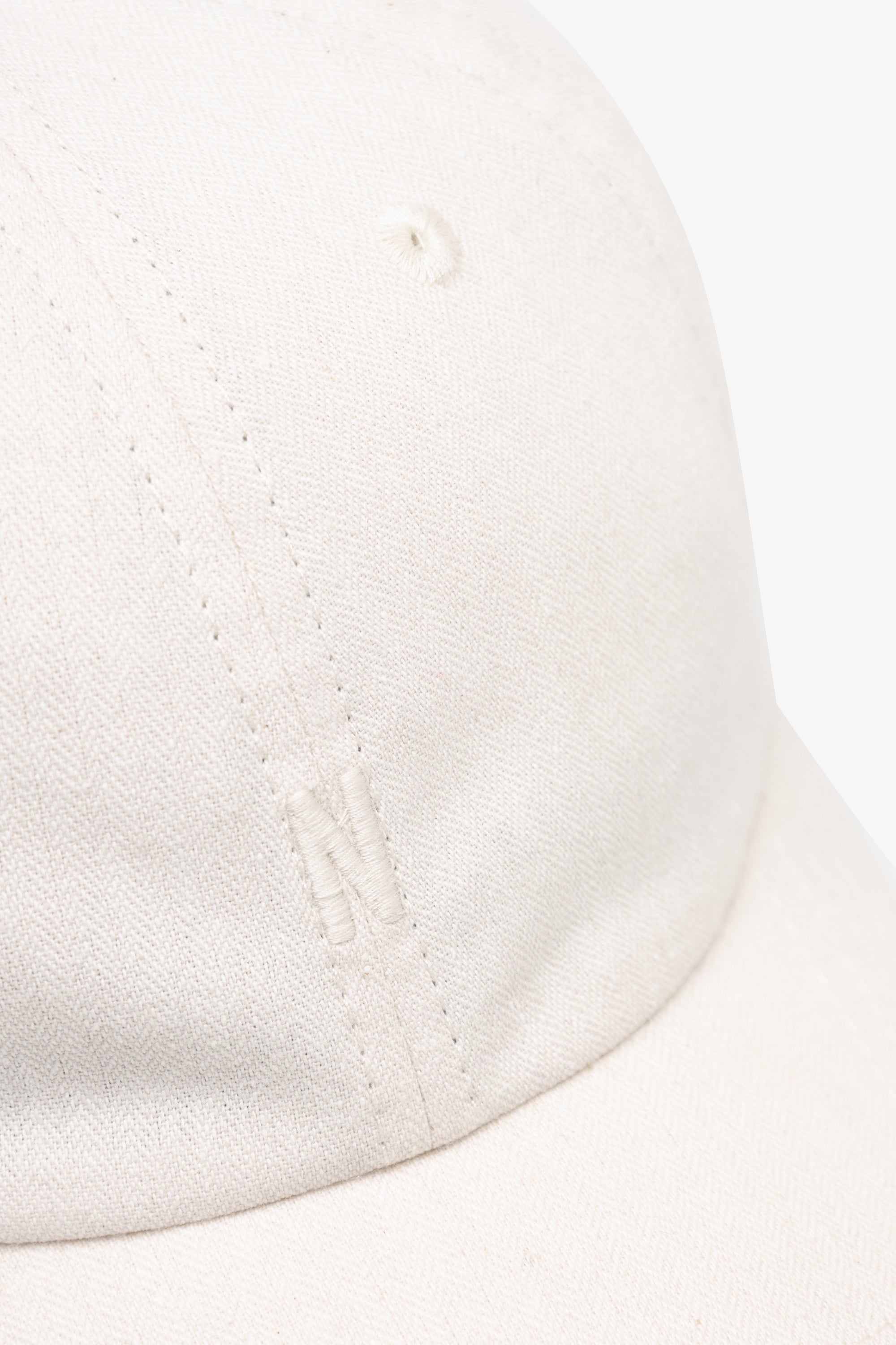 Mini Herringbone Twill 6-Panel Cap