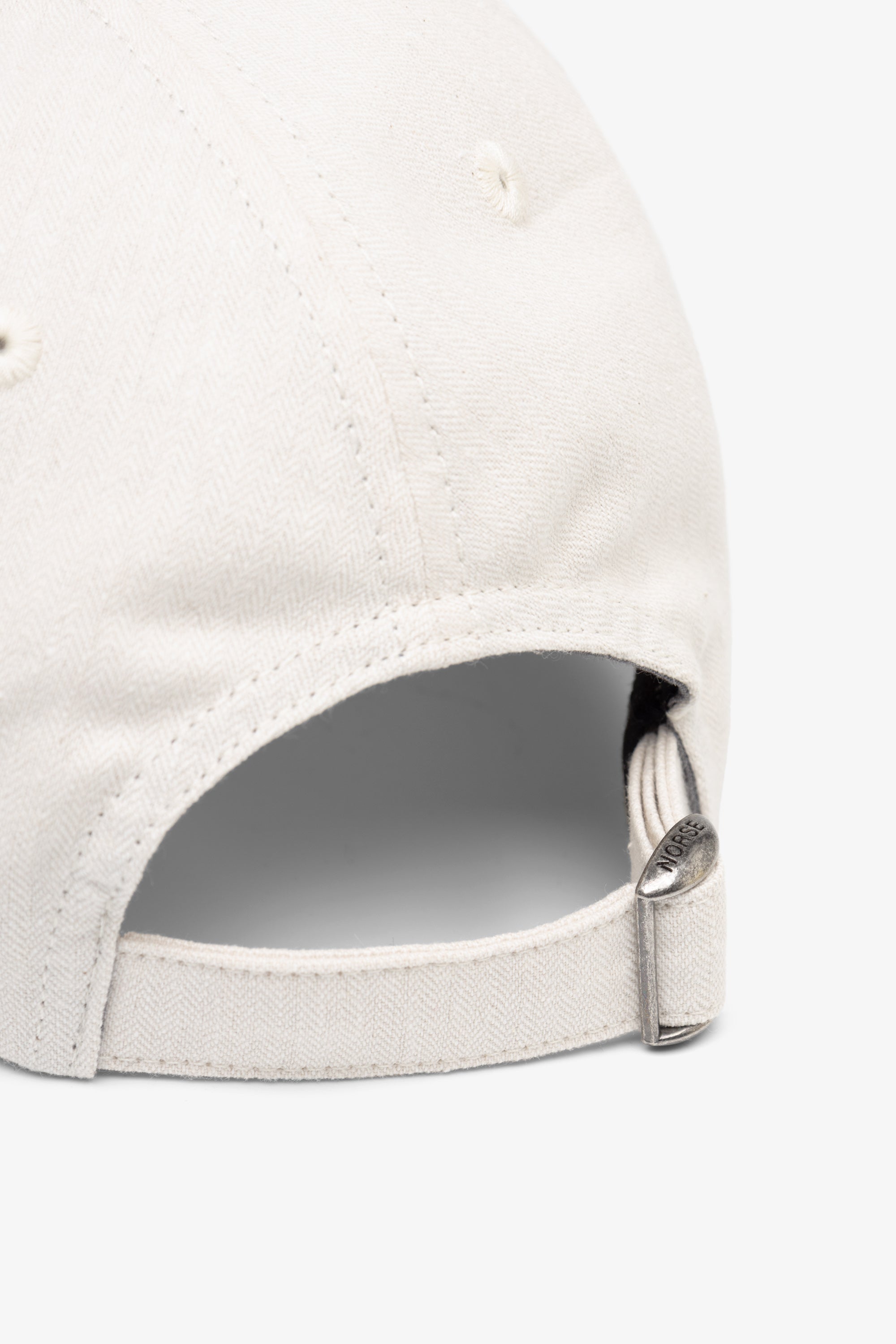 Mini Herringbone Twill 6-Panel Cap