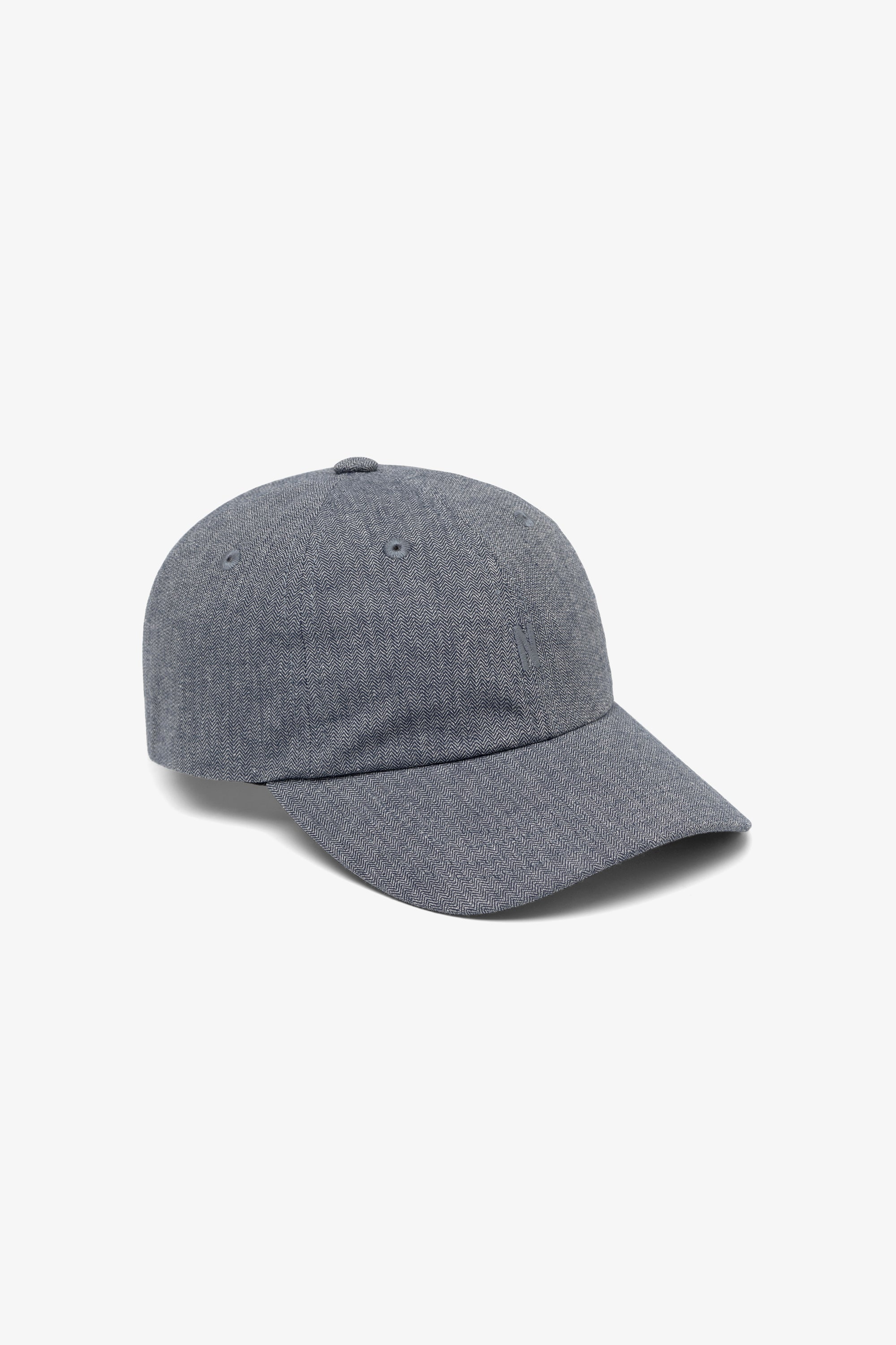 Mini Herringbone Twill 6-Panel Cap