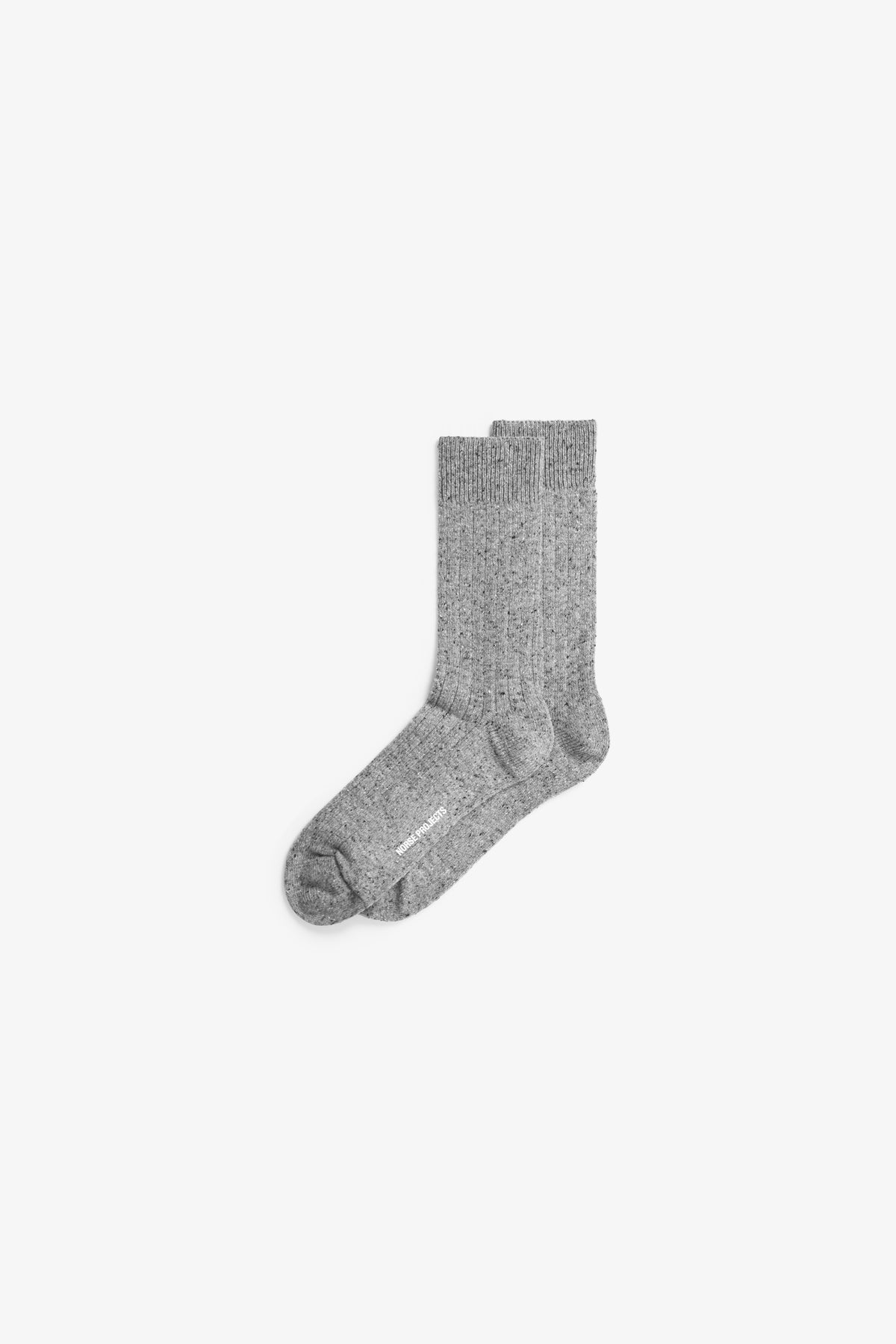 Bjarki Neps Wool Rib Sock