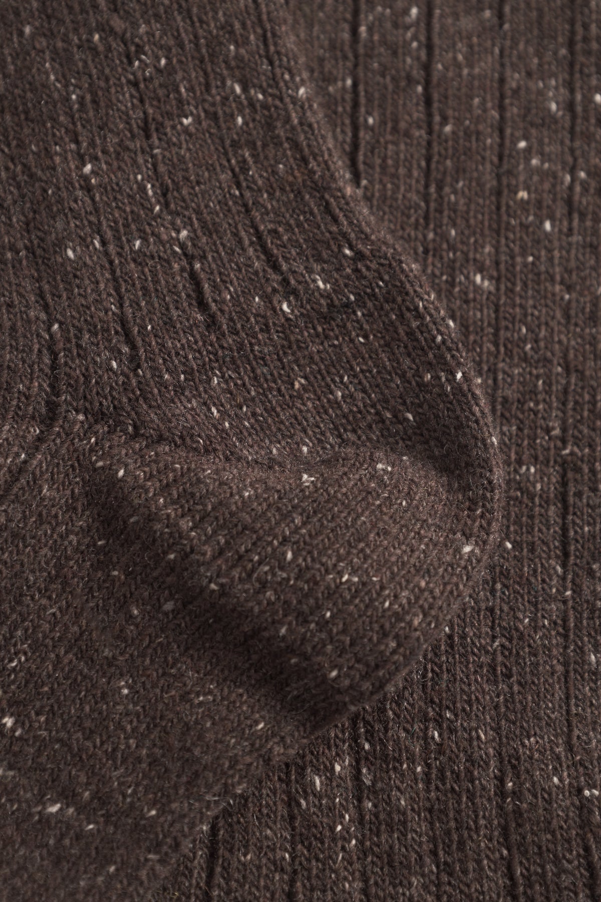 Bjarki Neps Wool Rib Sock