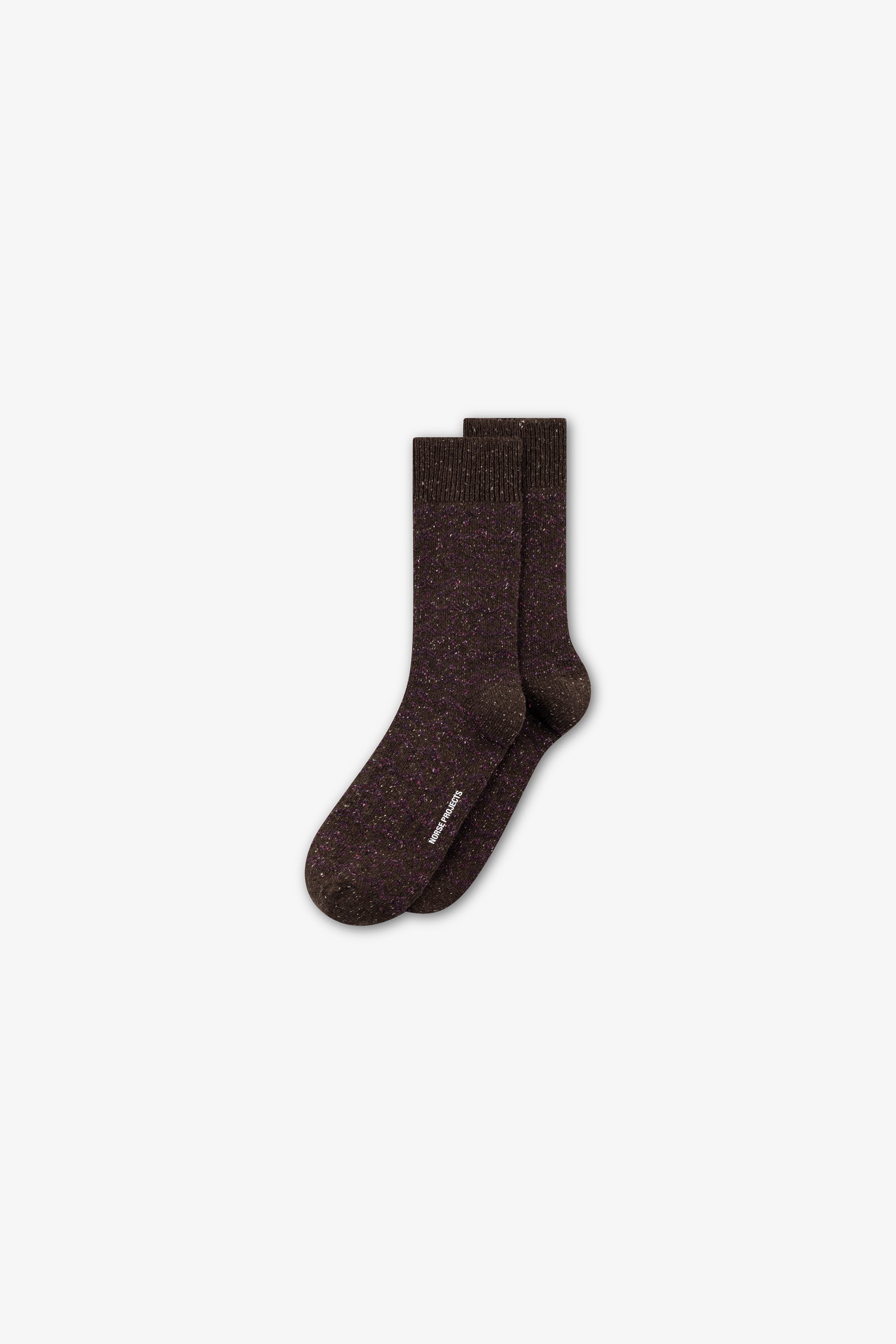 Bykle Neps Wool Rib Sock