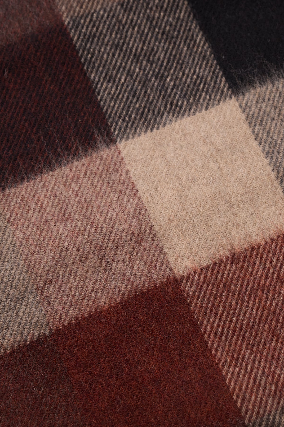 Norse Moon Merino Lambswool Checked Scarf