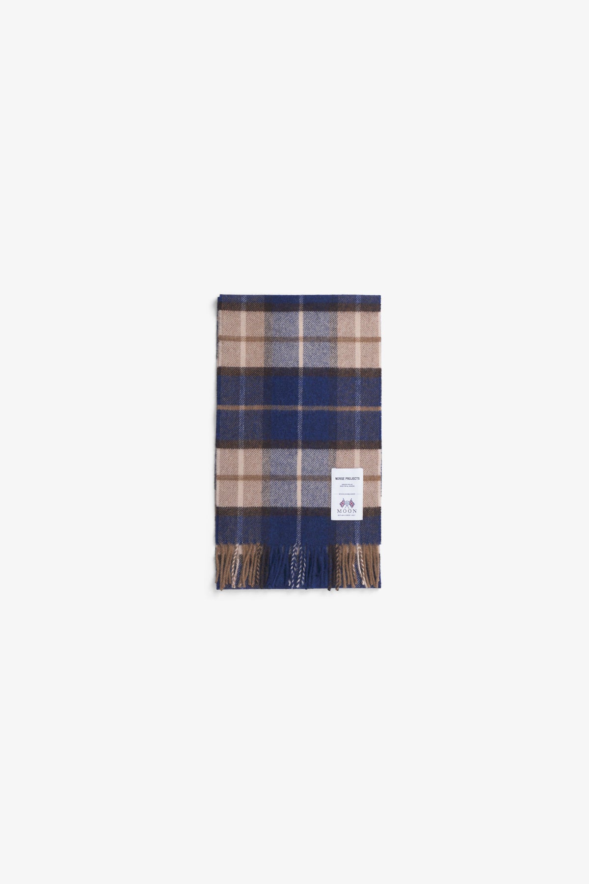 Norse Moon Merino Lambswool Checked Scarf