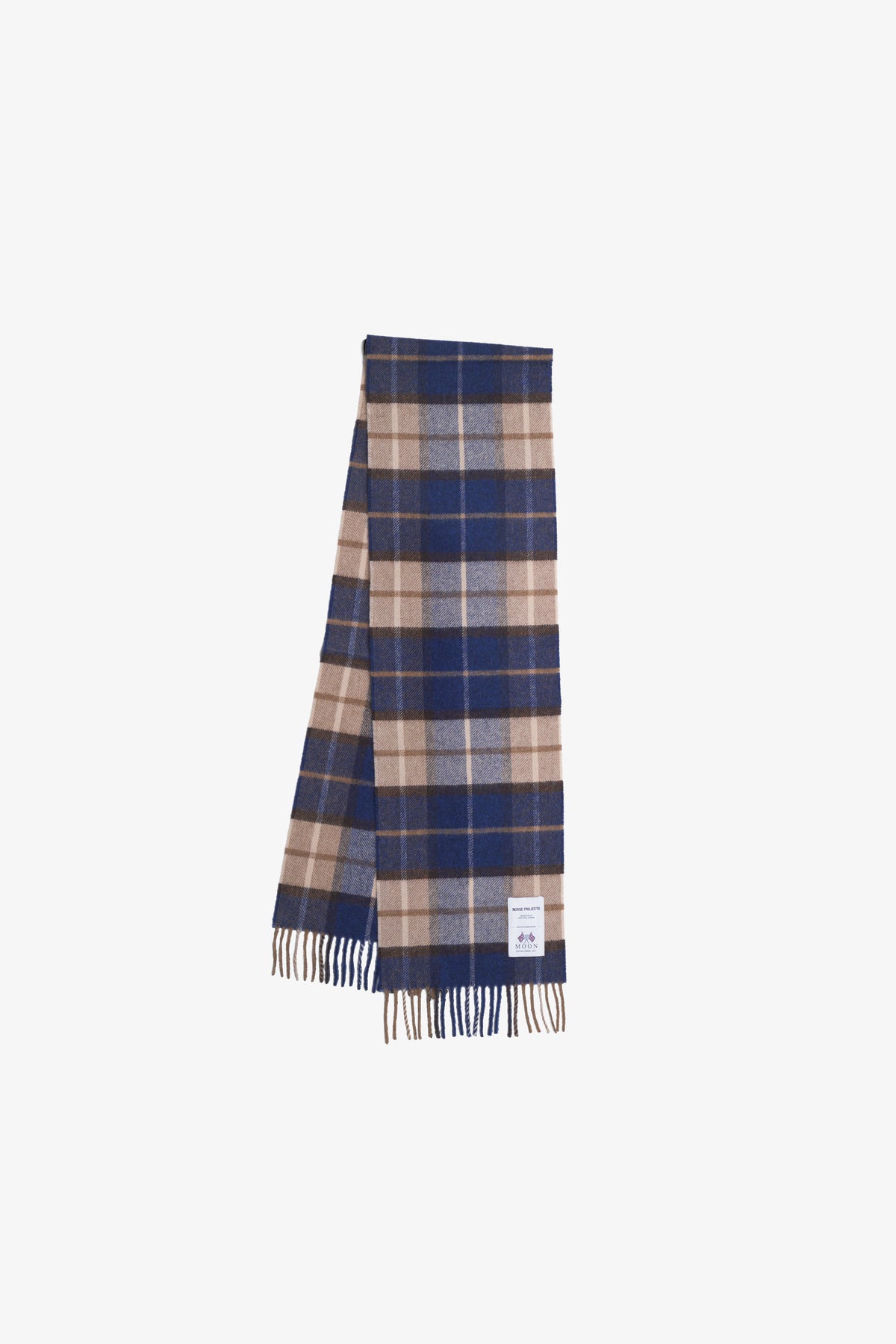 Norse Moon Merino Lambswool Checked Scarf