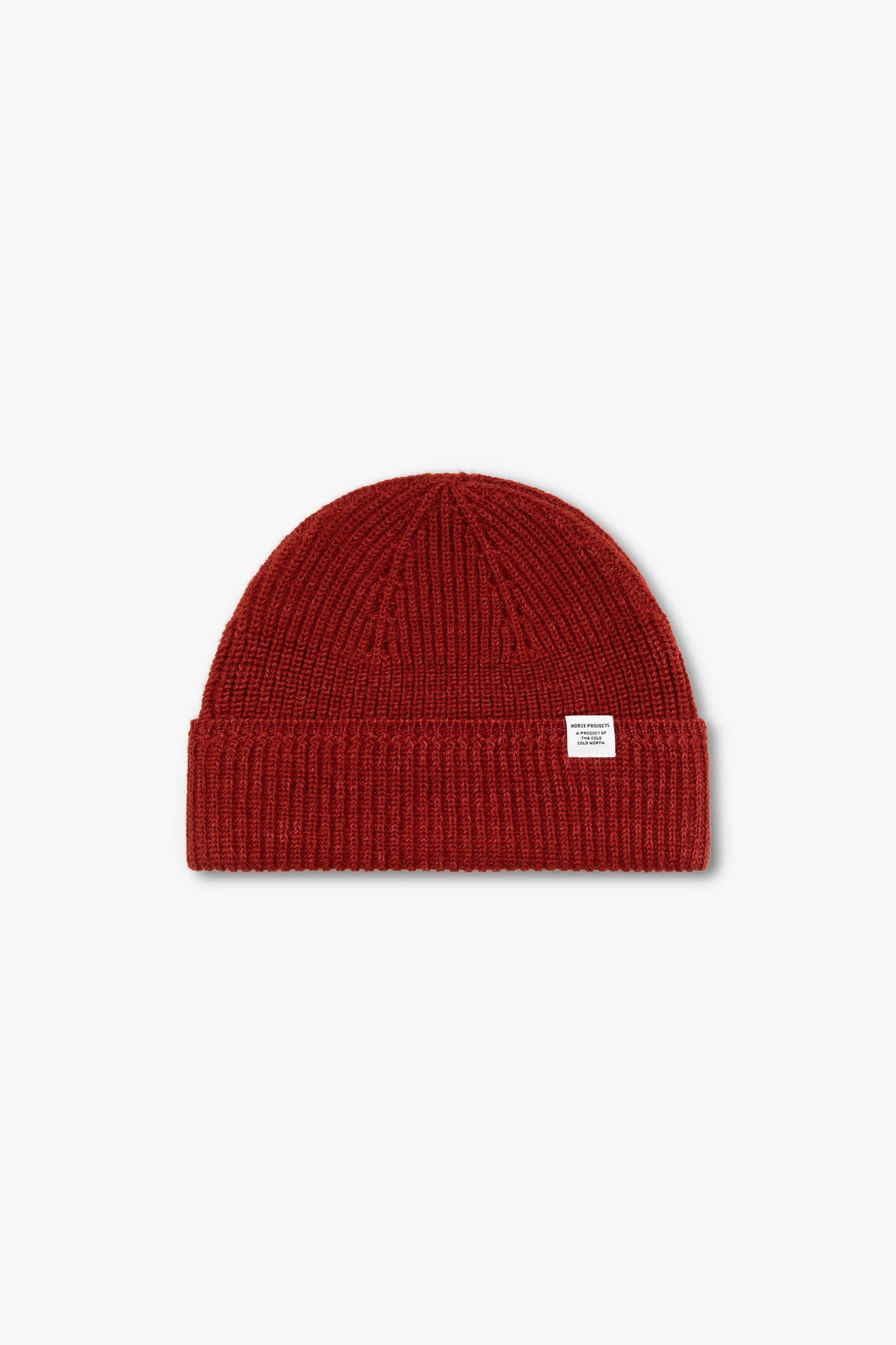 Wool Cotton Rib Beanie