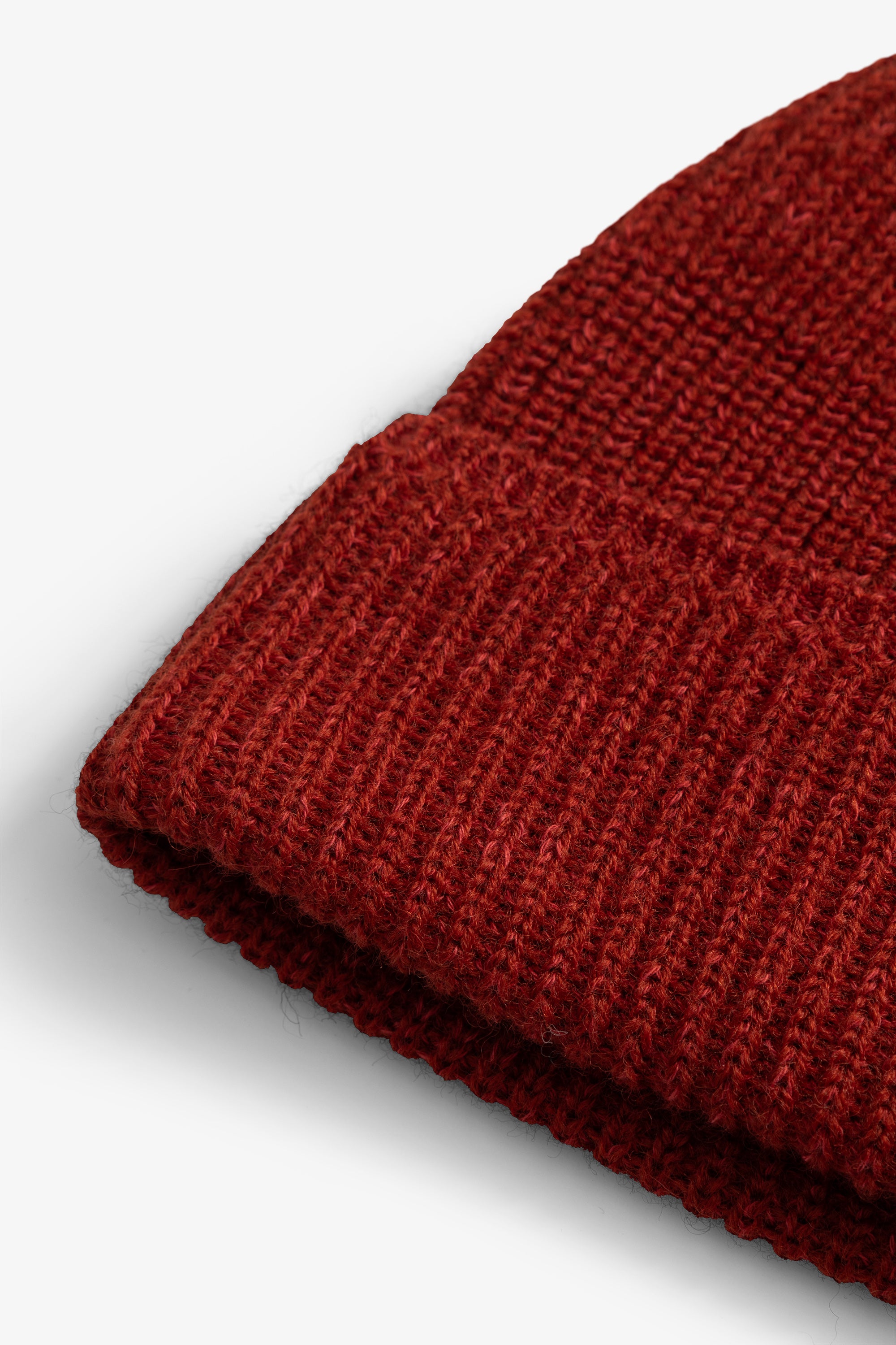 Wool Cotton Rib Beanie