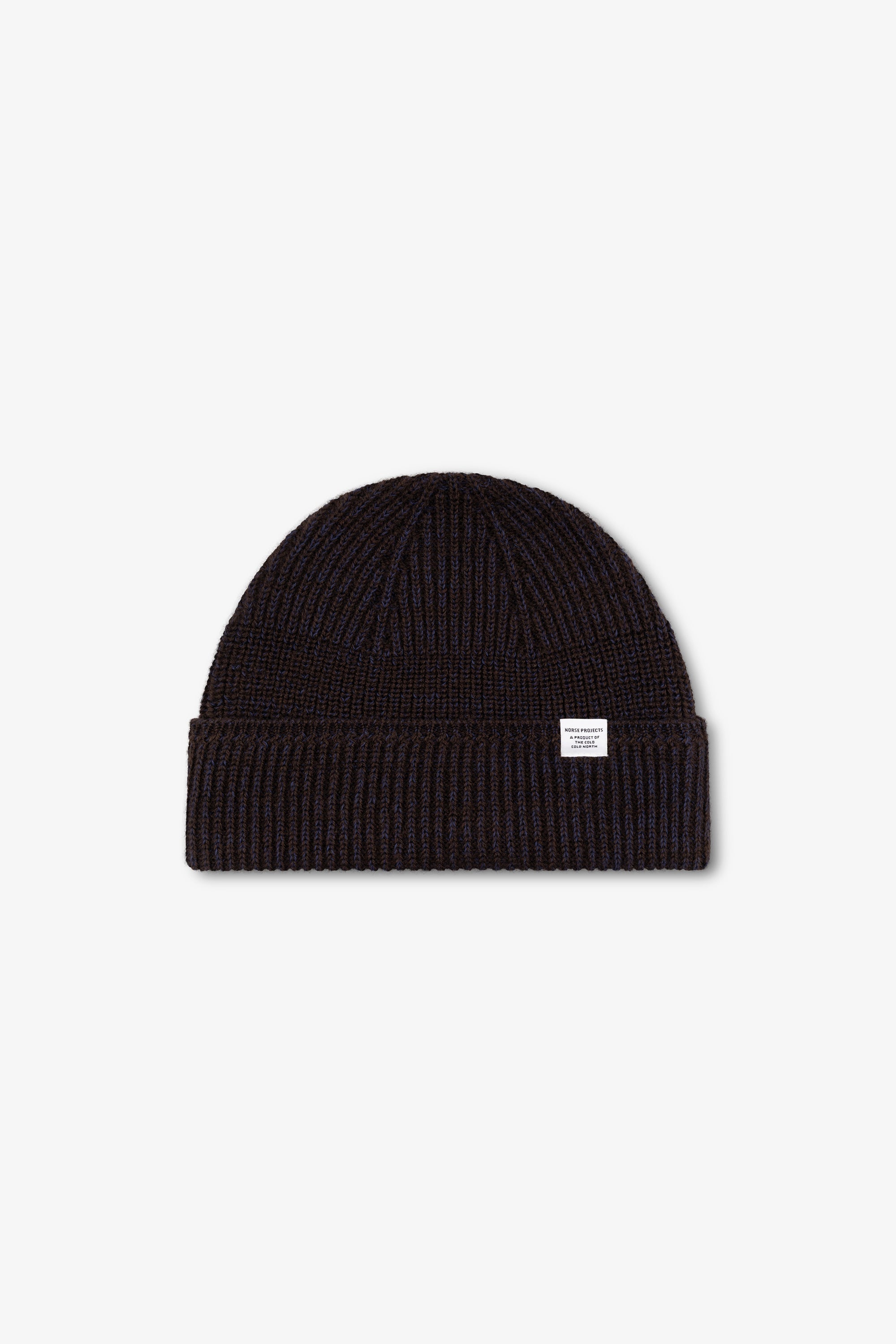 Wool Cotton Rib Beanie