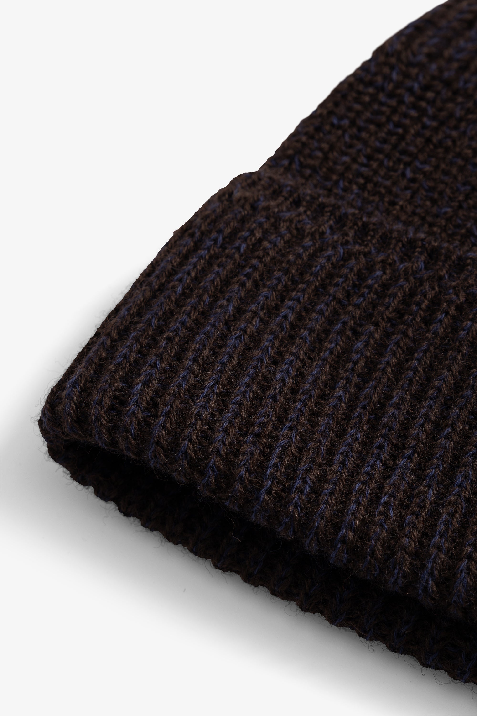 Wool Cotton Rib Beanie
