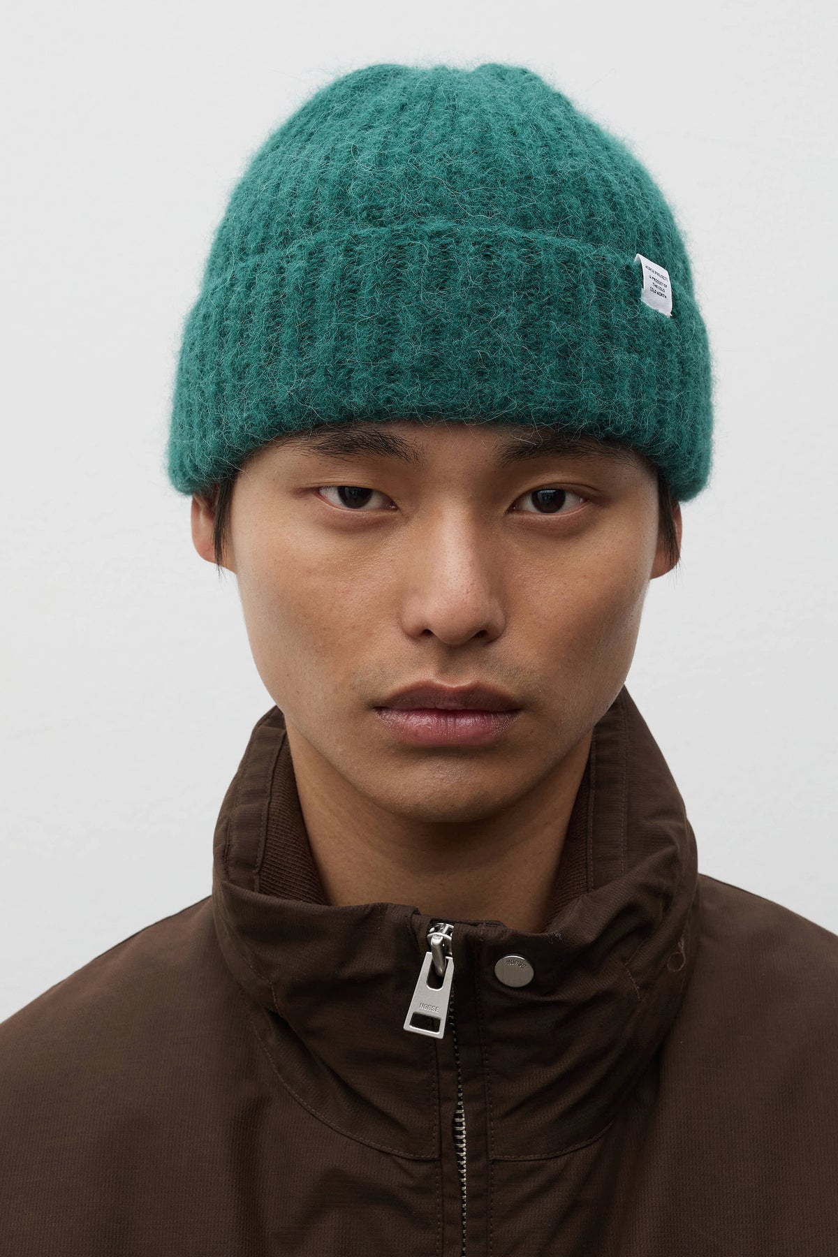 Alpaca Wool Chunky Rib Beanie display picture 3