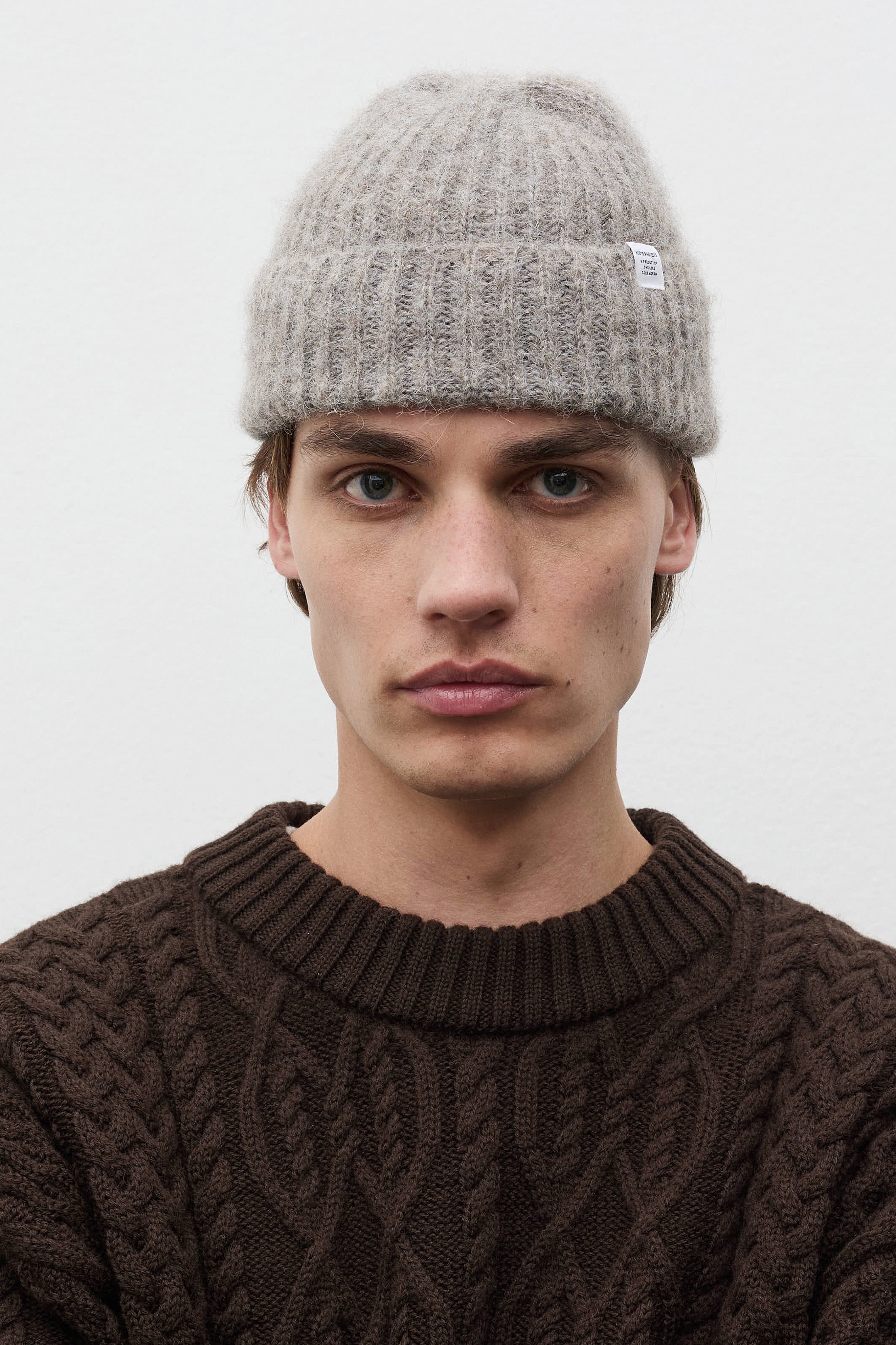 Alpaca Wool Chunky Rib Beanie