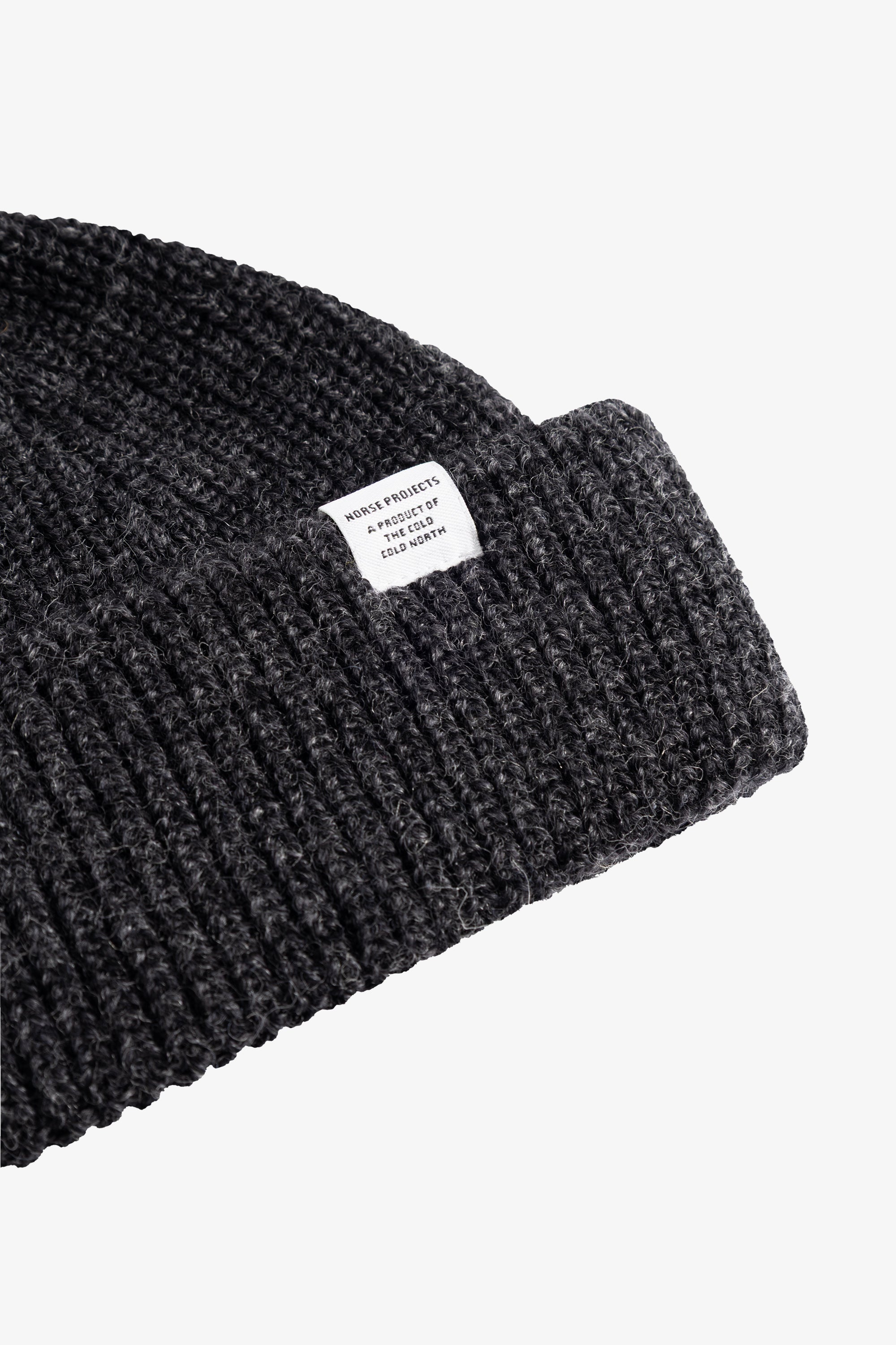 Shallow Cotton Wool Rib Beanie