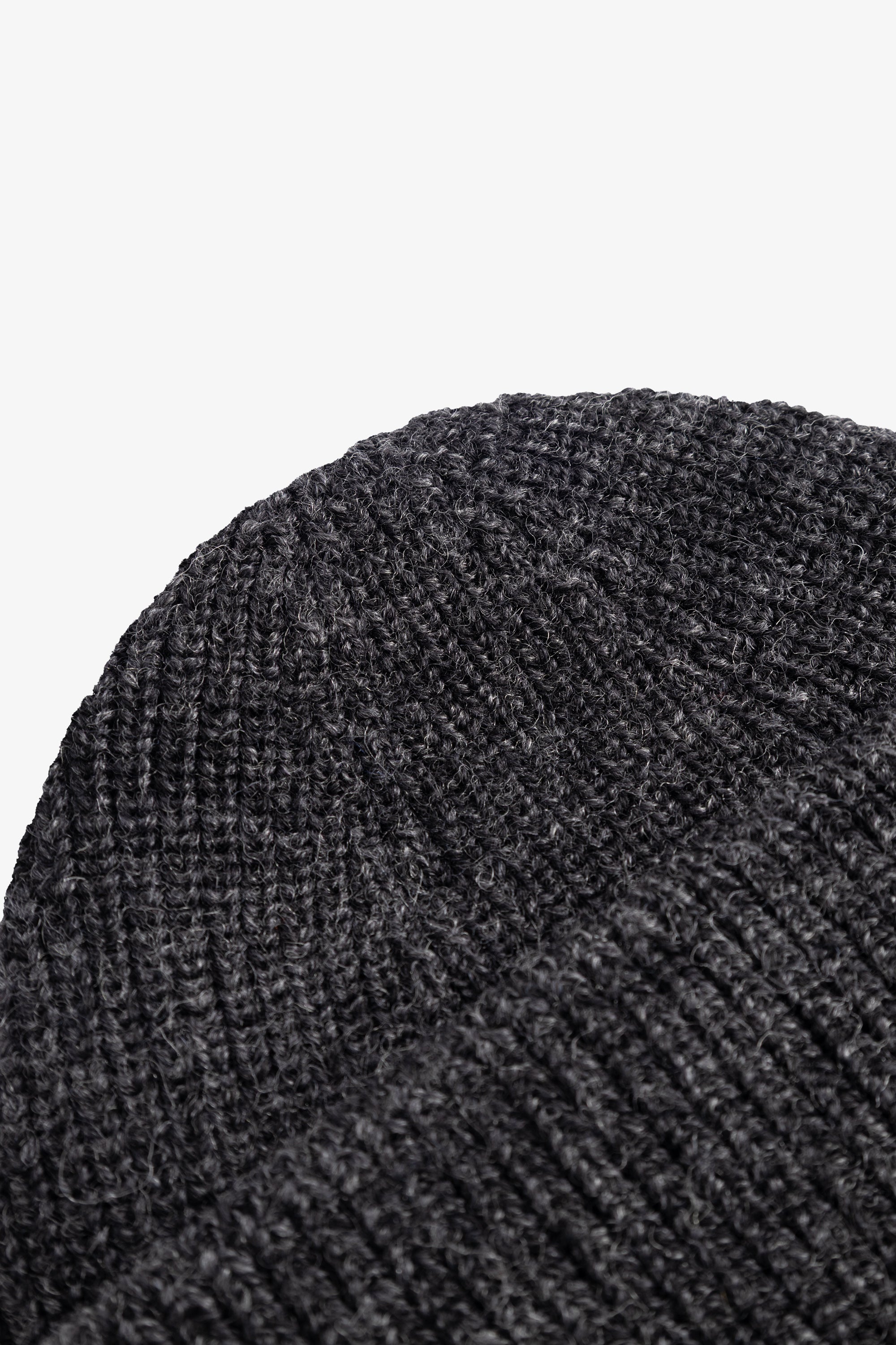 Shallow Cotton Wool Rib Beanie